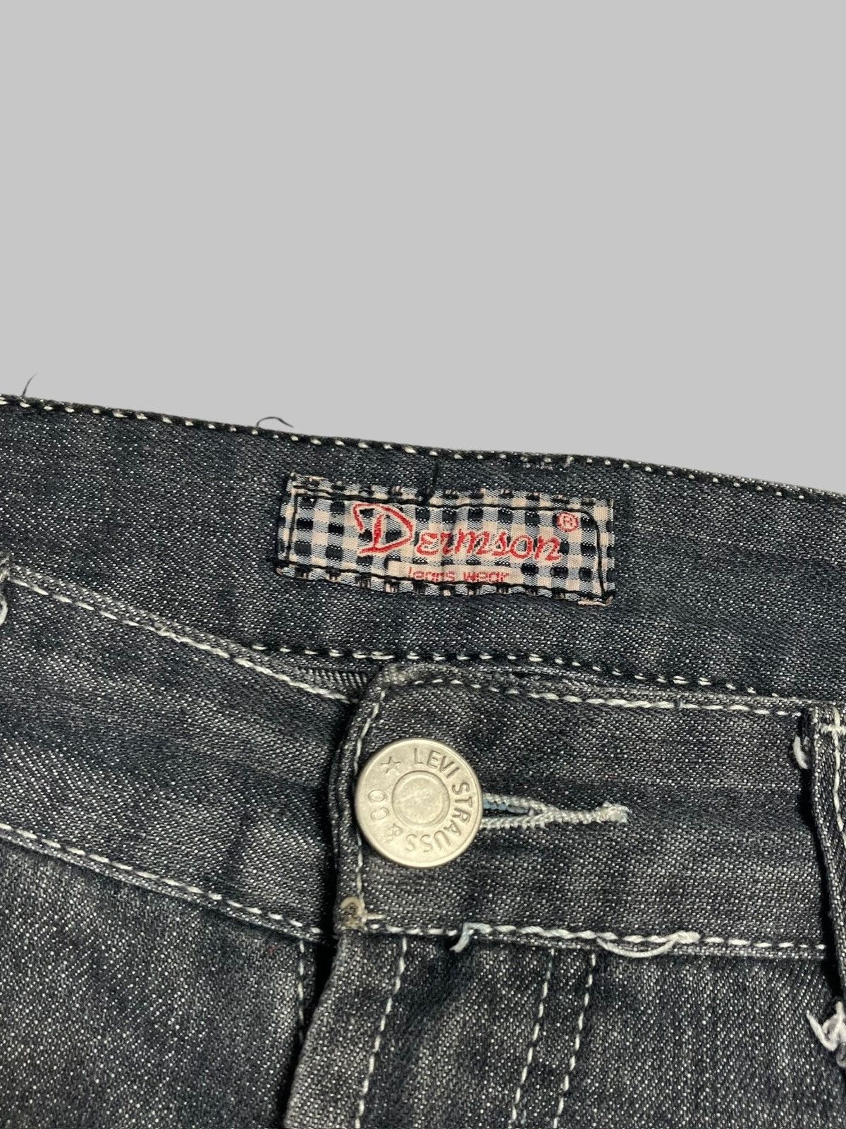 Hysteric Glamour × JNCO × Japanese Brand DERMSON Graphic Embroidery Y2K Jeans Size US 31 - 5 Thumbnail