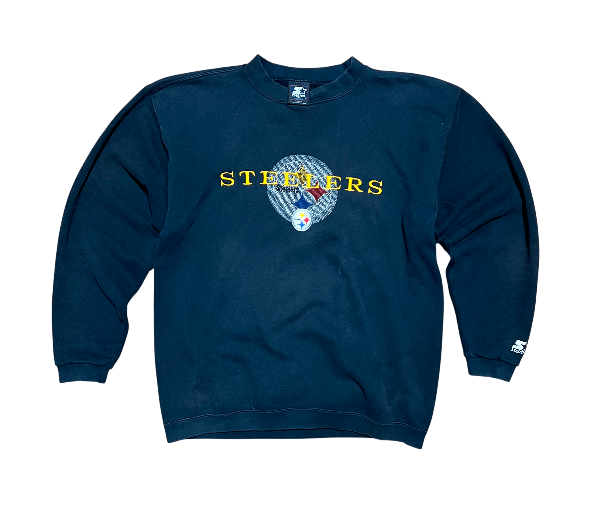 Starter Pittsburgh Steelers 90s Starter Vintage Crew Neck Sweatshirt Size US L / EU 52-54 / 3 - 1 Thumbnail