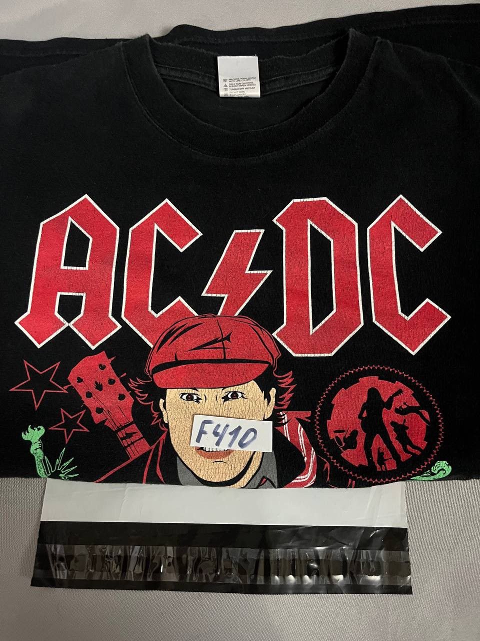 AC/DC AC/DC Tee T Shirt Vintage Black 2008 NY Tour Size US L / EU 52-54 / 3 - 11 Thumbnail
