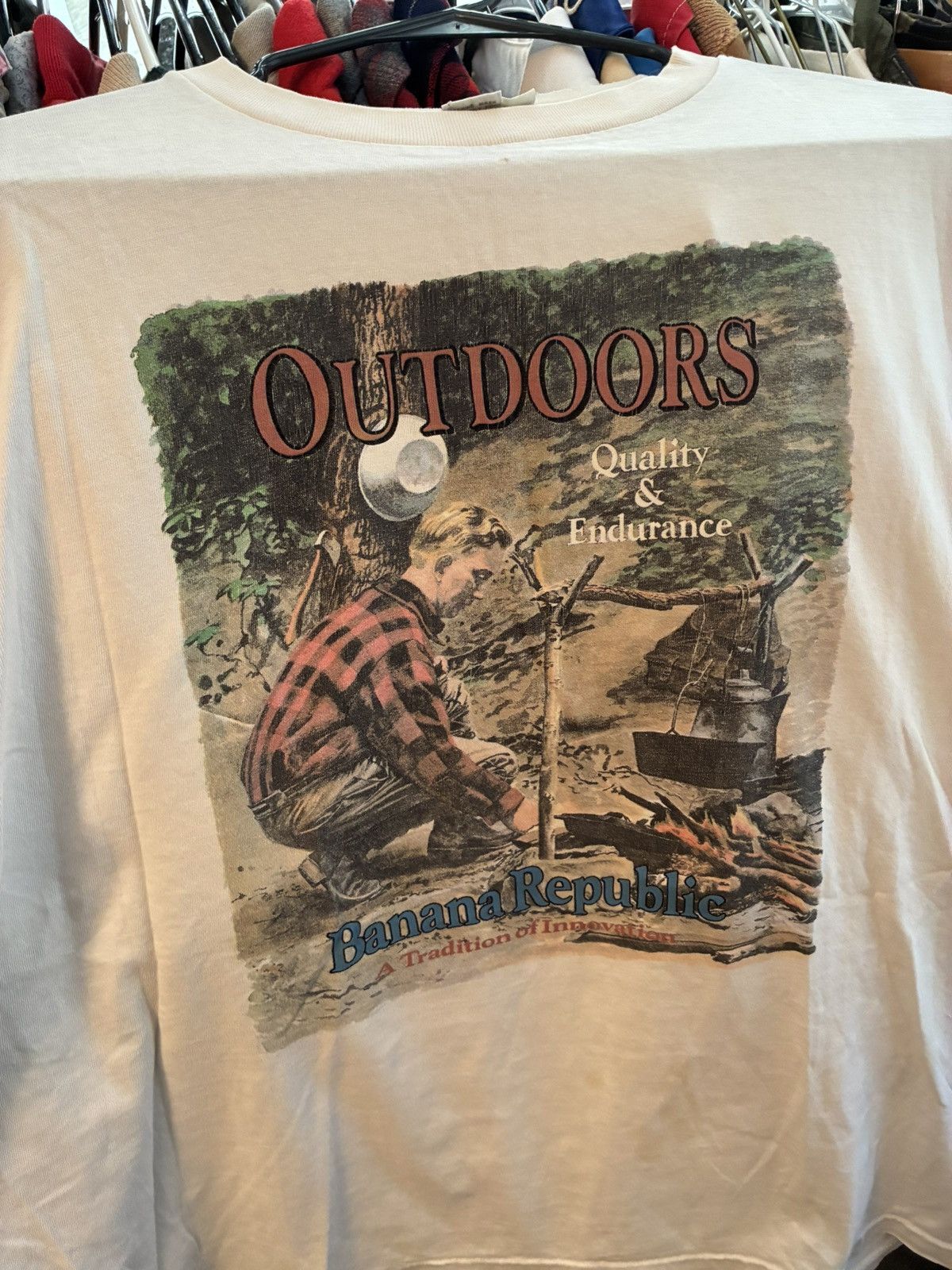 Banana Republic Vintage 90s Banana Republic tee shirt Size US XL / EU 56 / 4 - 2 Thumbnail