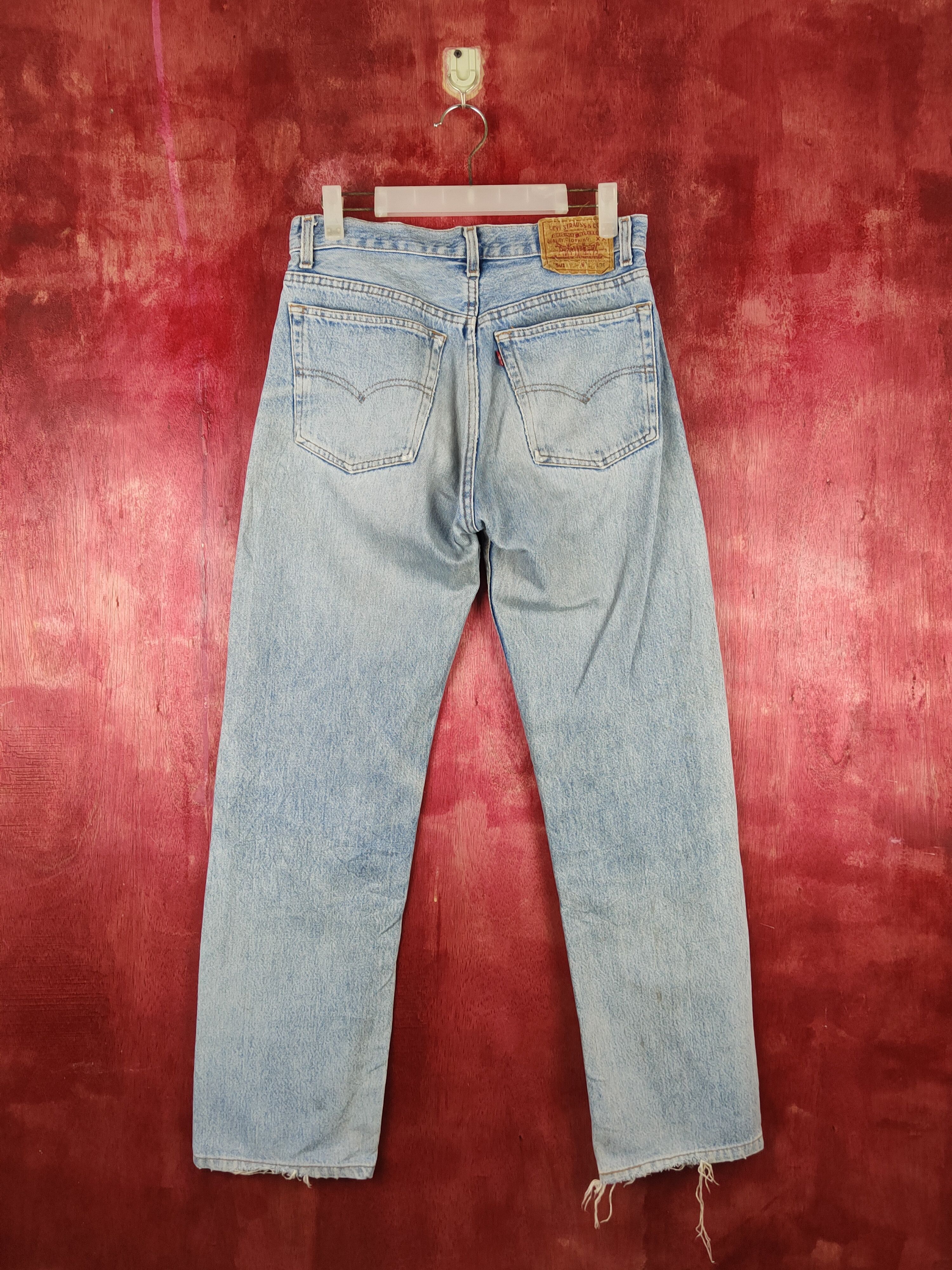 Levi's Levi's Blue Faded Distressed Ripped Jeans #S1653 Size US 30 / EU 46 - 8 Thumbnail