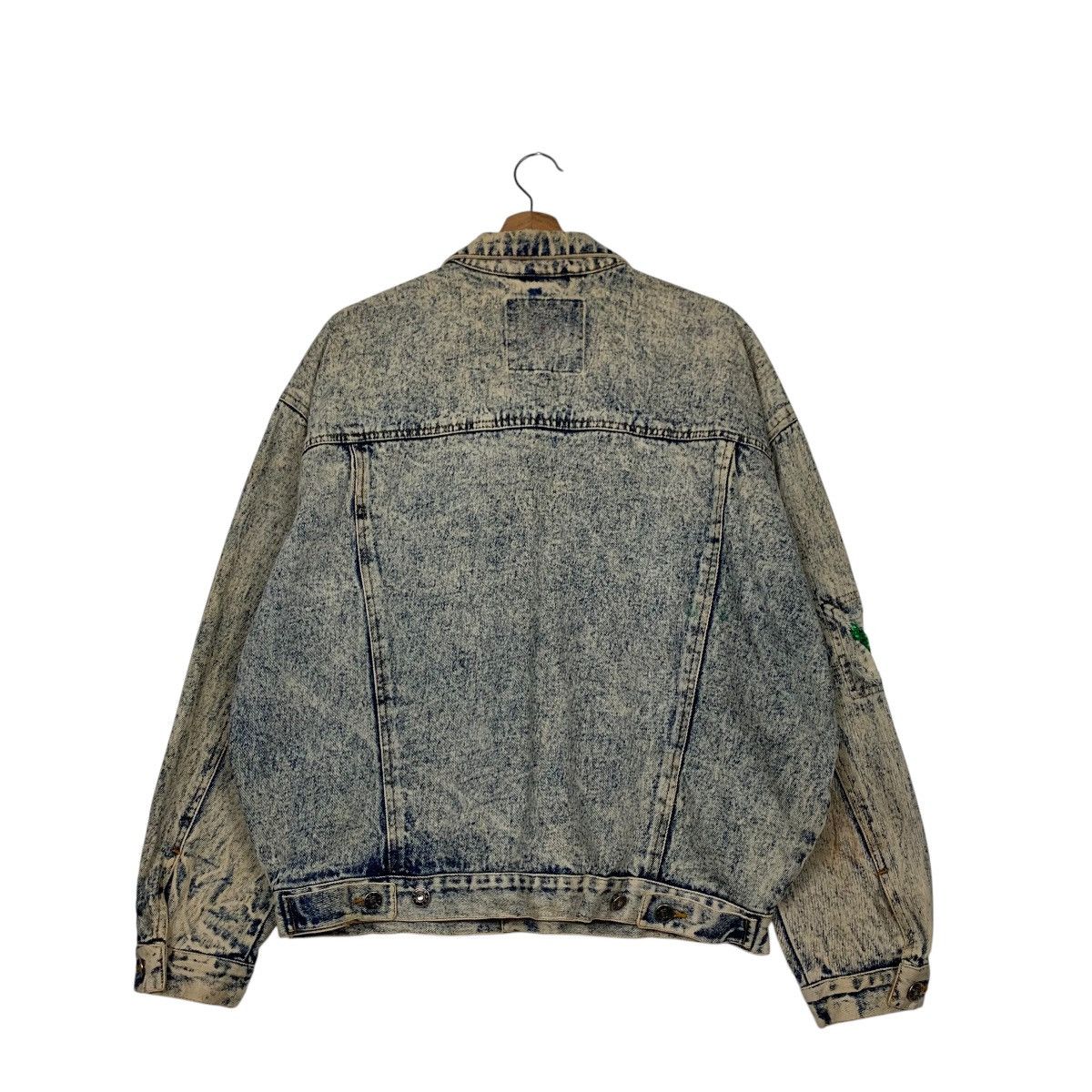 Japanese Brand EAST WEST by Panda Group Stone Wash Denim Jacket #2185-C97 Size US M / EU 48-50 / 2 - 7 Thumbnail
