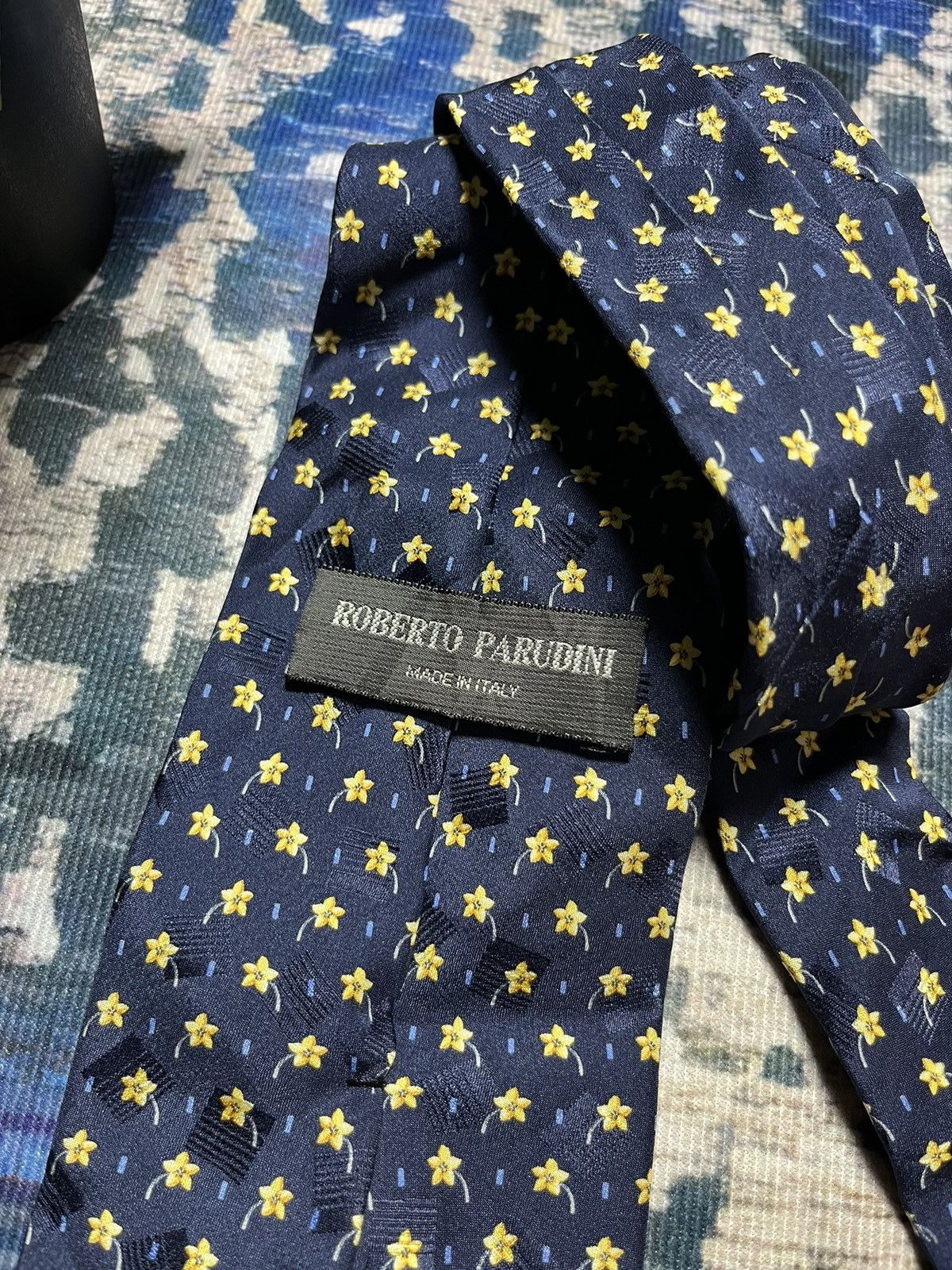 Designer × Vintage 🔥Vintage Roberto Parudini Italy Necktie Size ONE SIZE - 5 Thumbnail