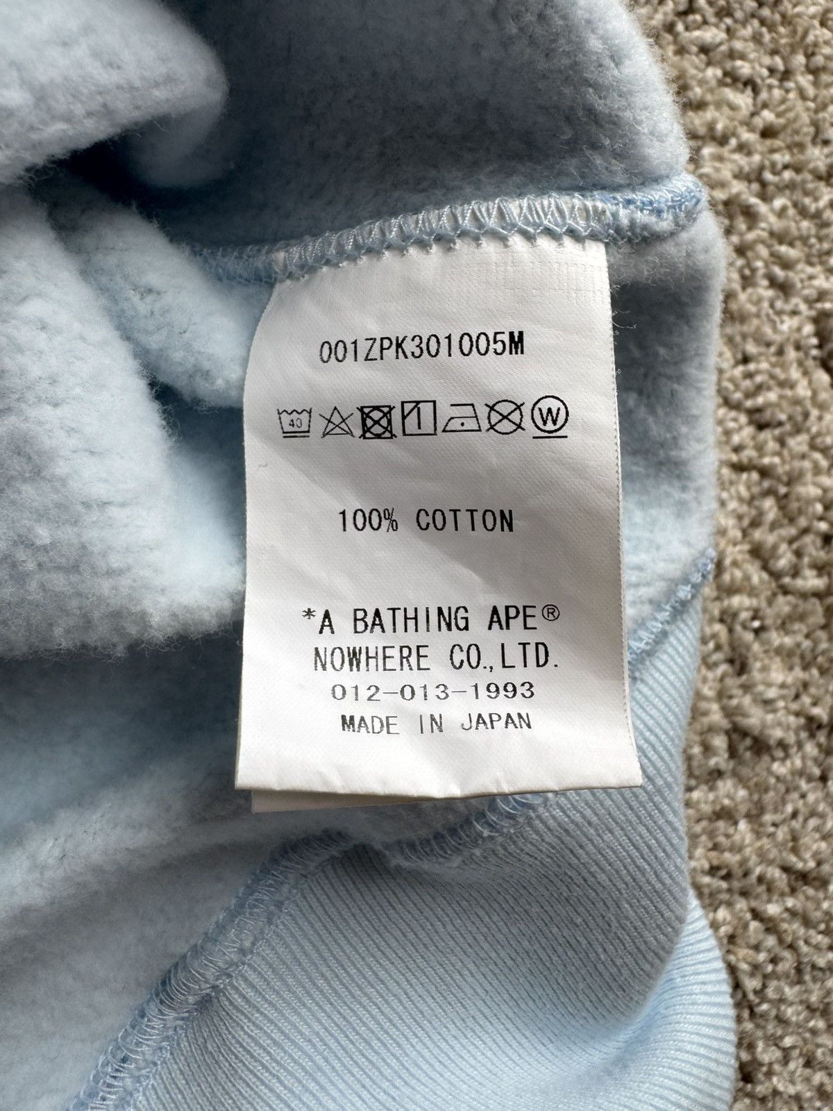 Bape BAPE “Shark” full-zip, camo print “PONR” Blue Size US L / EU 52-54 / 3 - 6 Thumbnail