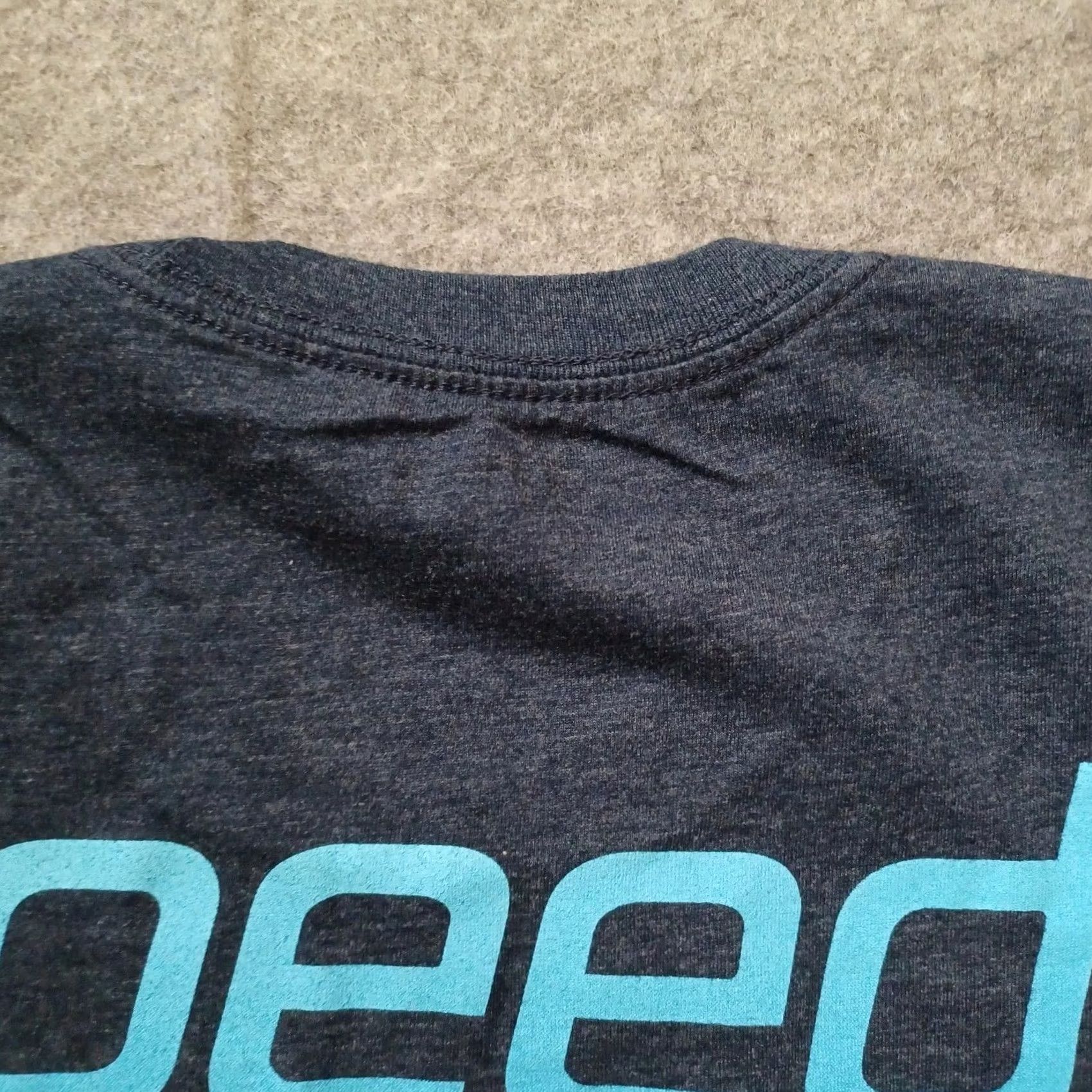 Speedo Speedo Mens T Shirt Large Blue MAC Graphic Front Back Big Logo Retro Casual Shirt Mens L Blue Logo Size US L / EU 52-54 / 3 - 3 Thumbnail