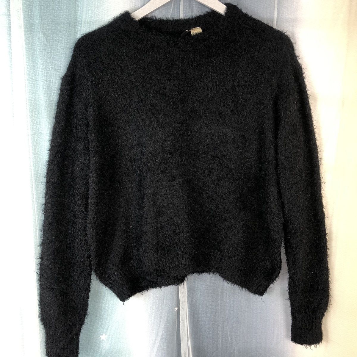Divided × H&M × Homespun Knitwear Vintage Divided Mohair Knitwear H&M Black #914 Size S / US 4 / IT 40 - 3 Thumbnail