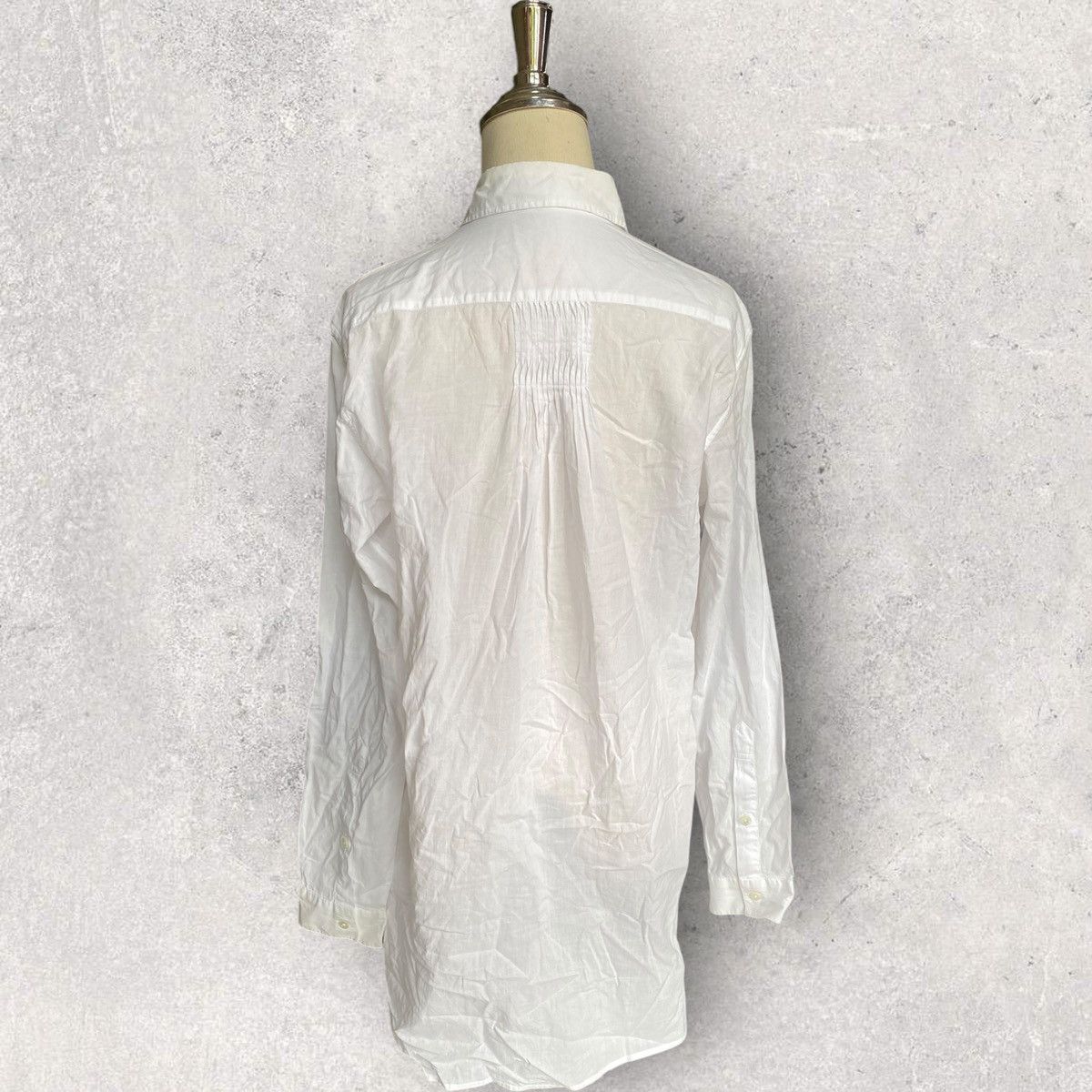 Ann Demeulemeester Ann Demeulemeester Wavy Frill Oversize Long Shirt Size XS / US 0-2 / IT 36-38 - 12 Thumbnail