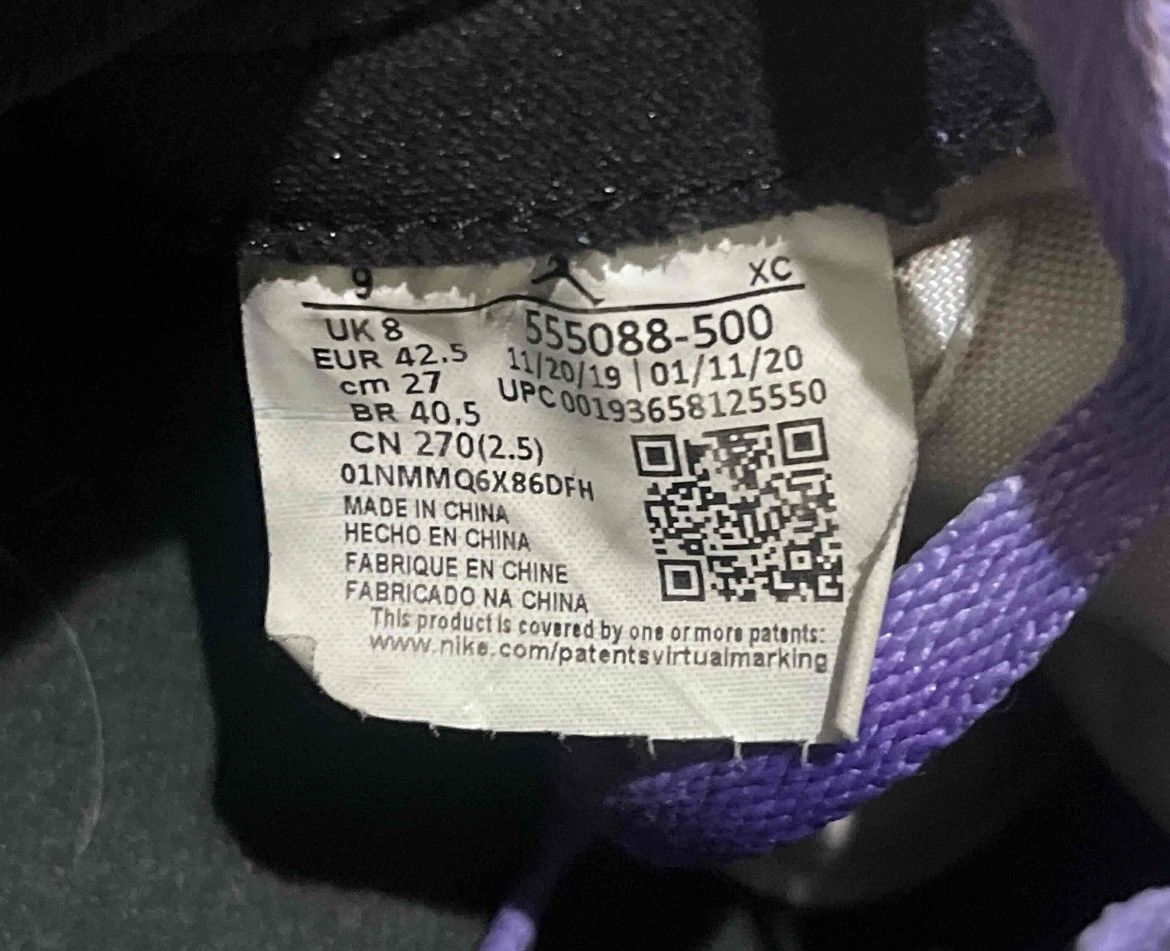 Jordan Brand × Nike jordan 1 court purple size 9 Size US 9 / EU 42 - 6 Thumbnail