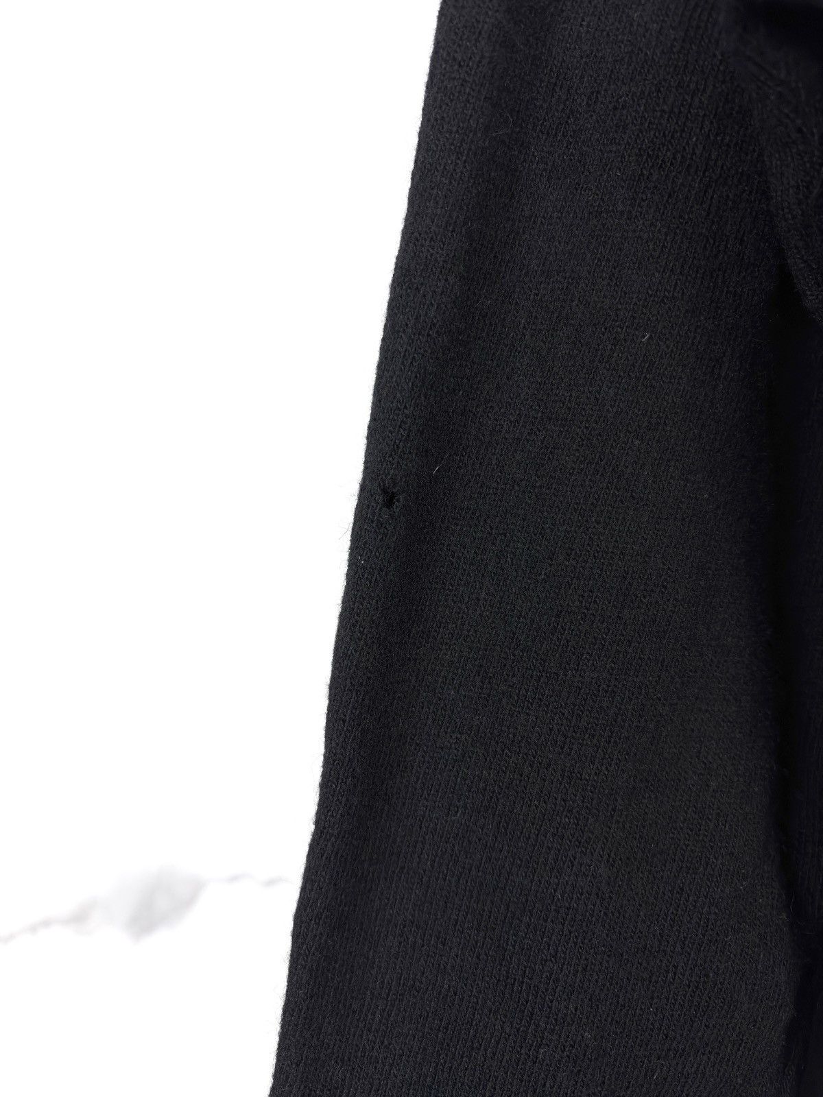 Raf Simons AW00 Raf Simons Confusion Hydesville Castle Wool Knit Hoodie Size US M / EU 48-50 / 2 - 4 Thumbnail