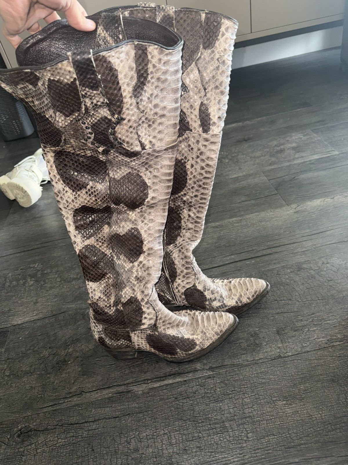 Old Gringo Old Gringo Python Snakeskin Crystal Boots Size US 8.5 / EU 41-42 - 2 Thumbnail