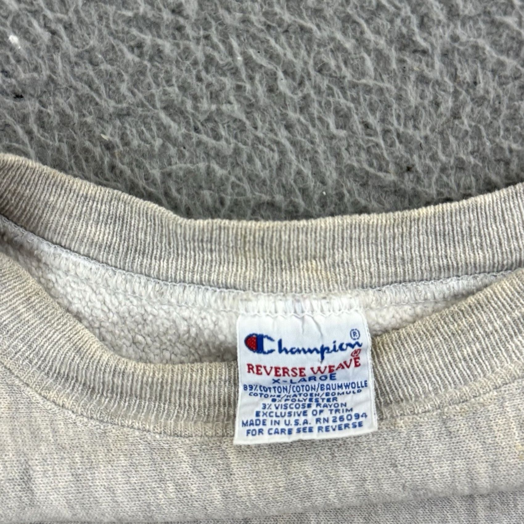 Champion VINTAGE Champion Reverse Weave Sweatshirt Mens XL Gray 90s Sport Pullover USA Size US XL / EU 56 / 4 - 6 Thumbnail