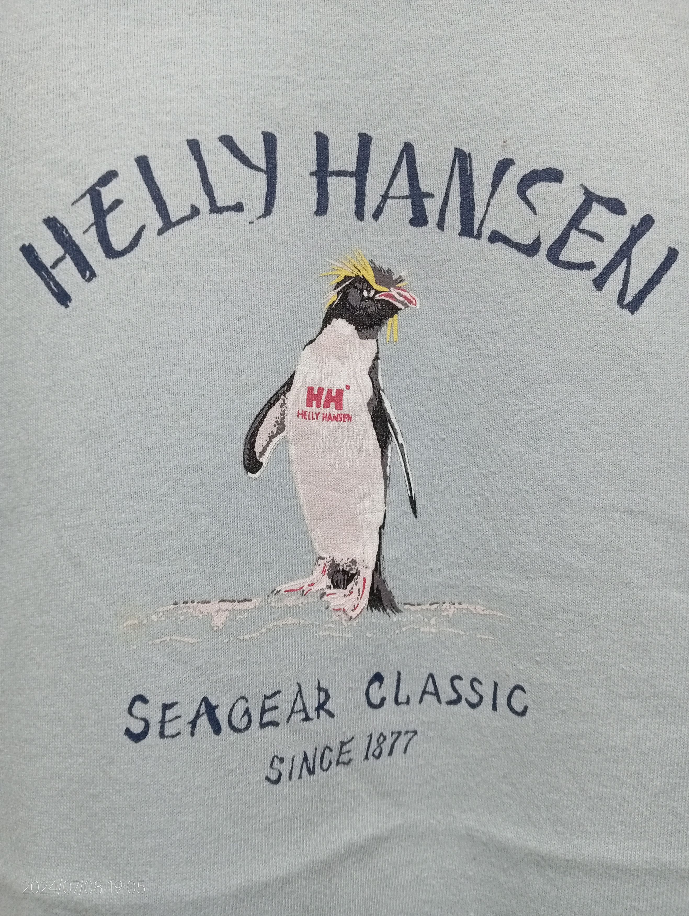 Helly Hansen Vintage '90s Single Stitch Helly Hansen Tee, Japan Size US S / EU 44-46 / 1 - 10 Thumbnail