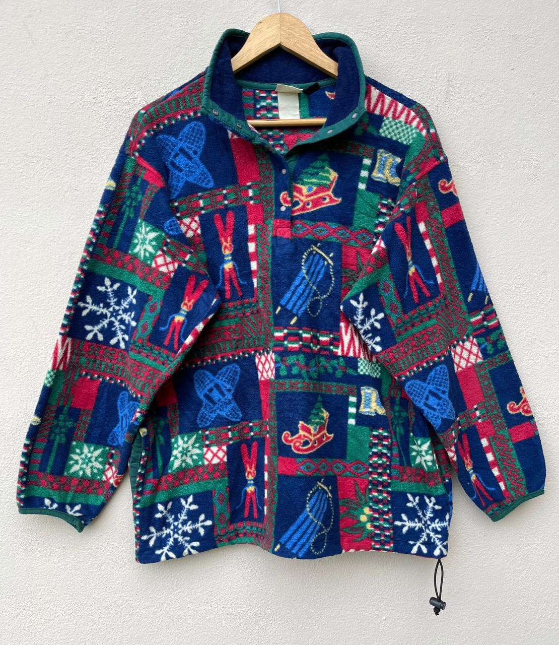 L.L. Bean L.L. Bean Fleece Blouson All Over Print Size US L / EU 52-54 / 3 - 5 Thumbnail