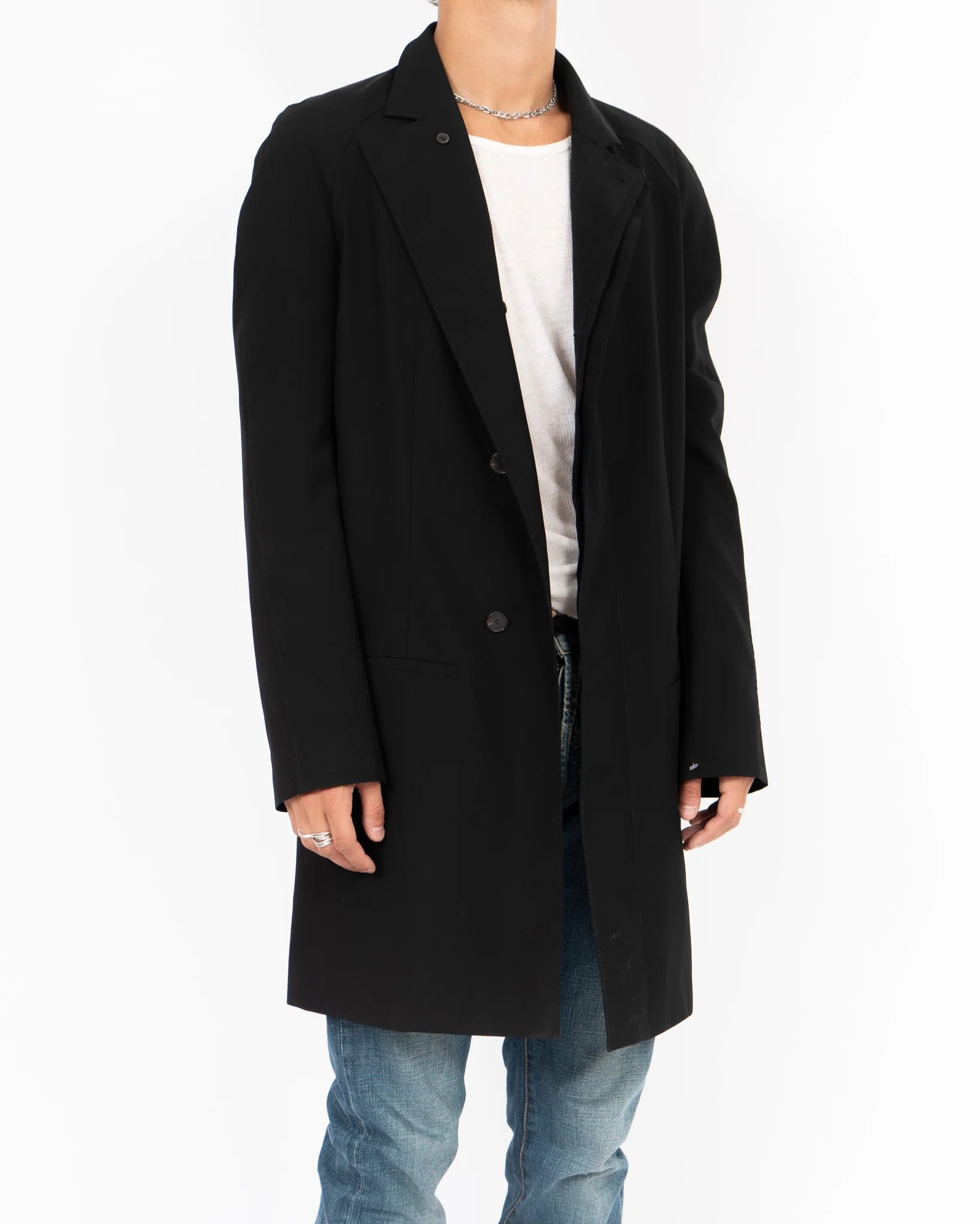Haider Ackermann SS18 Black Raglan Coat Size US M / EU 48-50 / 2 - 3 Thumbnail