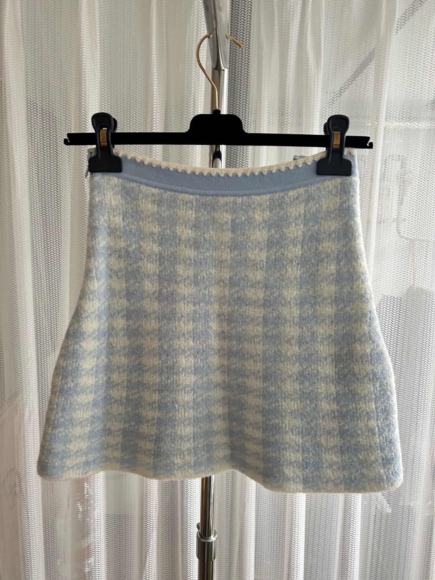 Miu Miu MIU MIU Blue Knit Dress Size 36 Size 25" / US 0 / IT 36 - 3 Thumbnail