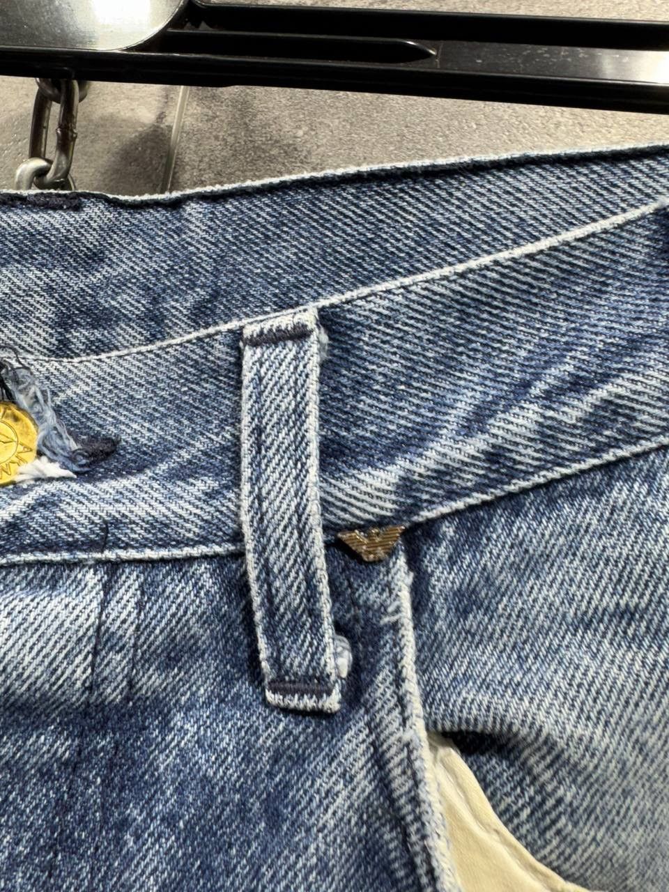 Giorgio Armani Vintage 90s Italy Giorgio Armani Distressed Baggy Jeans Size US 36 / EU 52 - 6 Thumbnail
