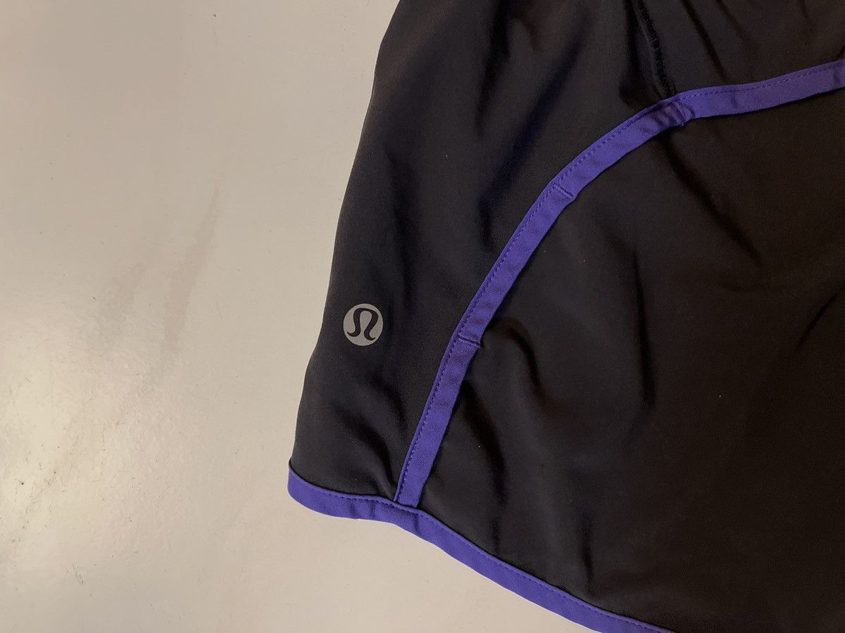 Lululemon Lululemon Run Times Lined 4 Way Stretch Running Shorts Black Size 28" / US 6 / IT 42 - 8 Thumbnail