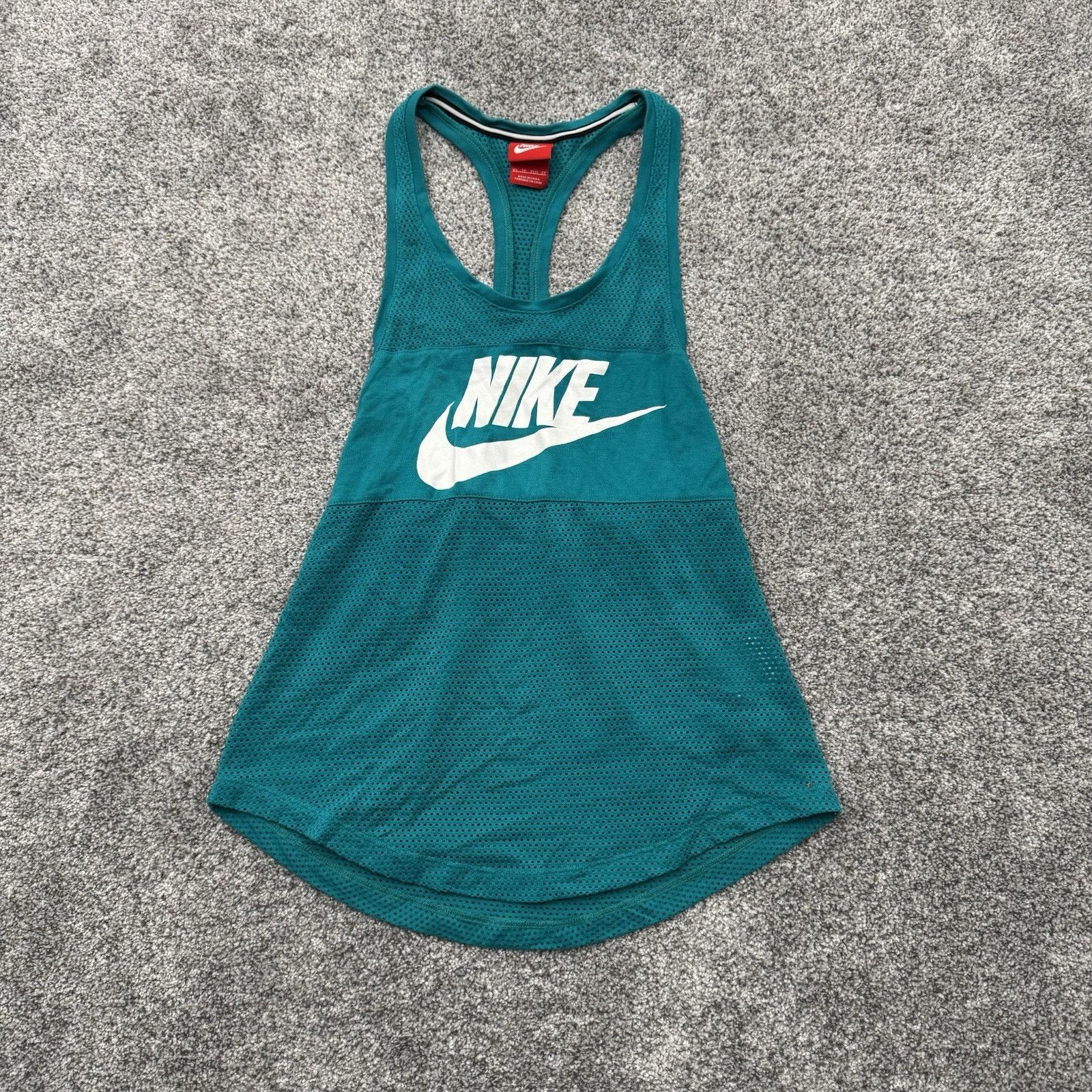 Nike Nike Tank Top Womens Size XS Racerback Mesh Sporty Gym Size XS / US 0-2 / IT 36-38 - 1 Thumbnail
