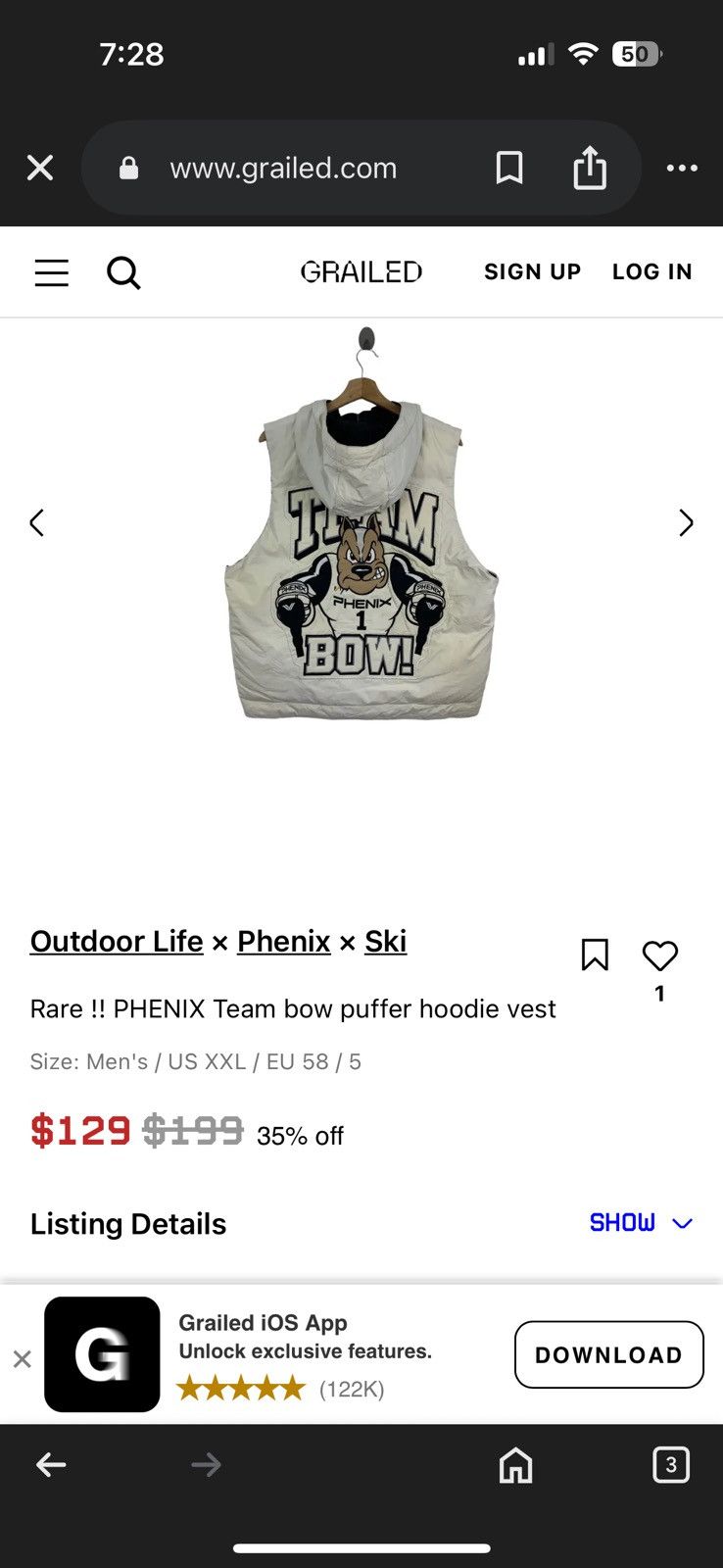 Japanese Brand × Vintage PHENIX x PUFFER x VINTAGE x REVERSIBLE Size US L / EU 52-54 / 3 - 6 Thumbnail