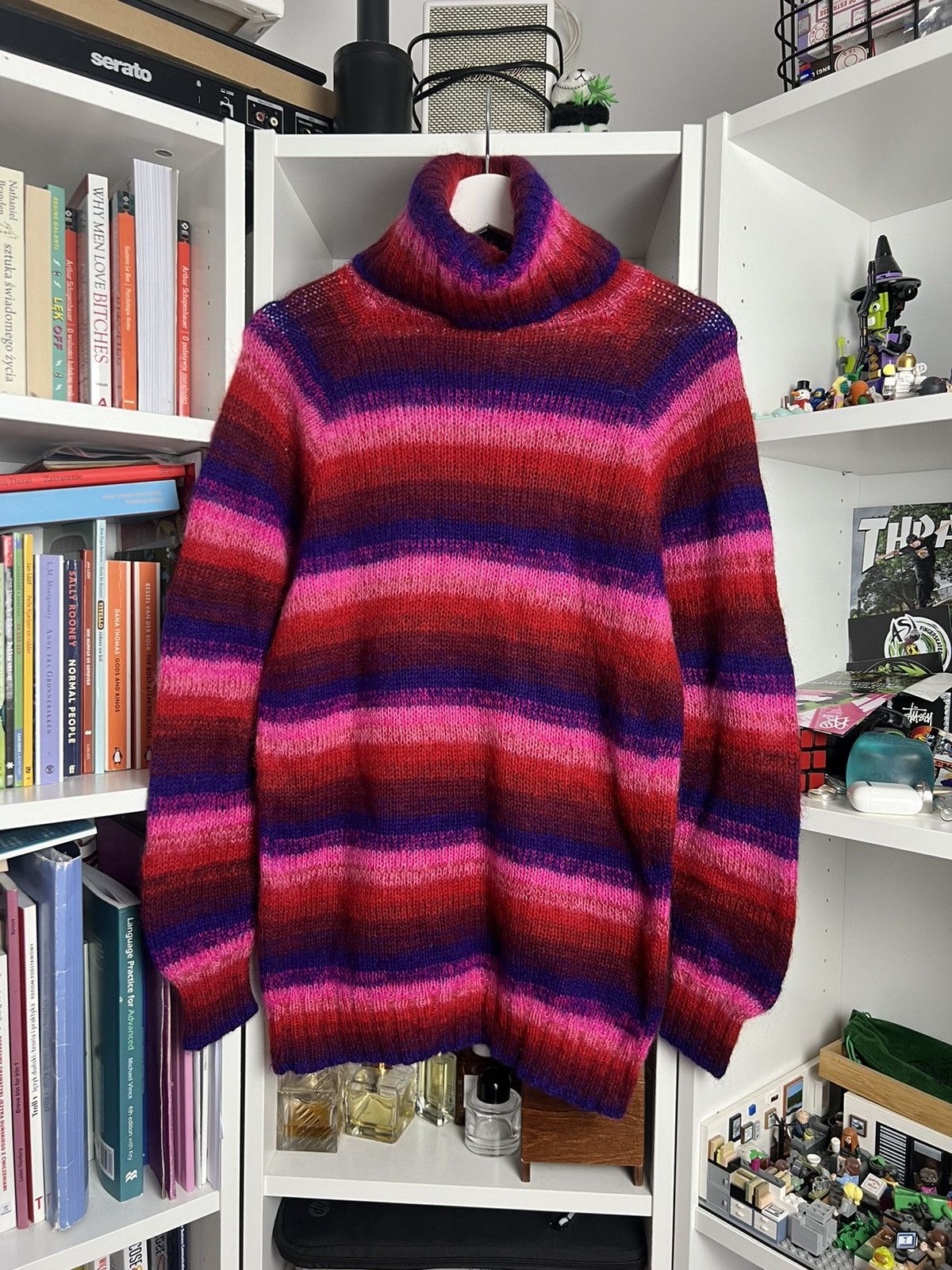 Japanese Brand × Kansai Yamamoto Vintage 90s Kansai Yamamoto wool & mohair sweater S archive Size S / US 4 / IT 40 - 1 Thumbnail