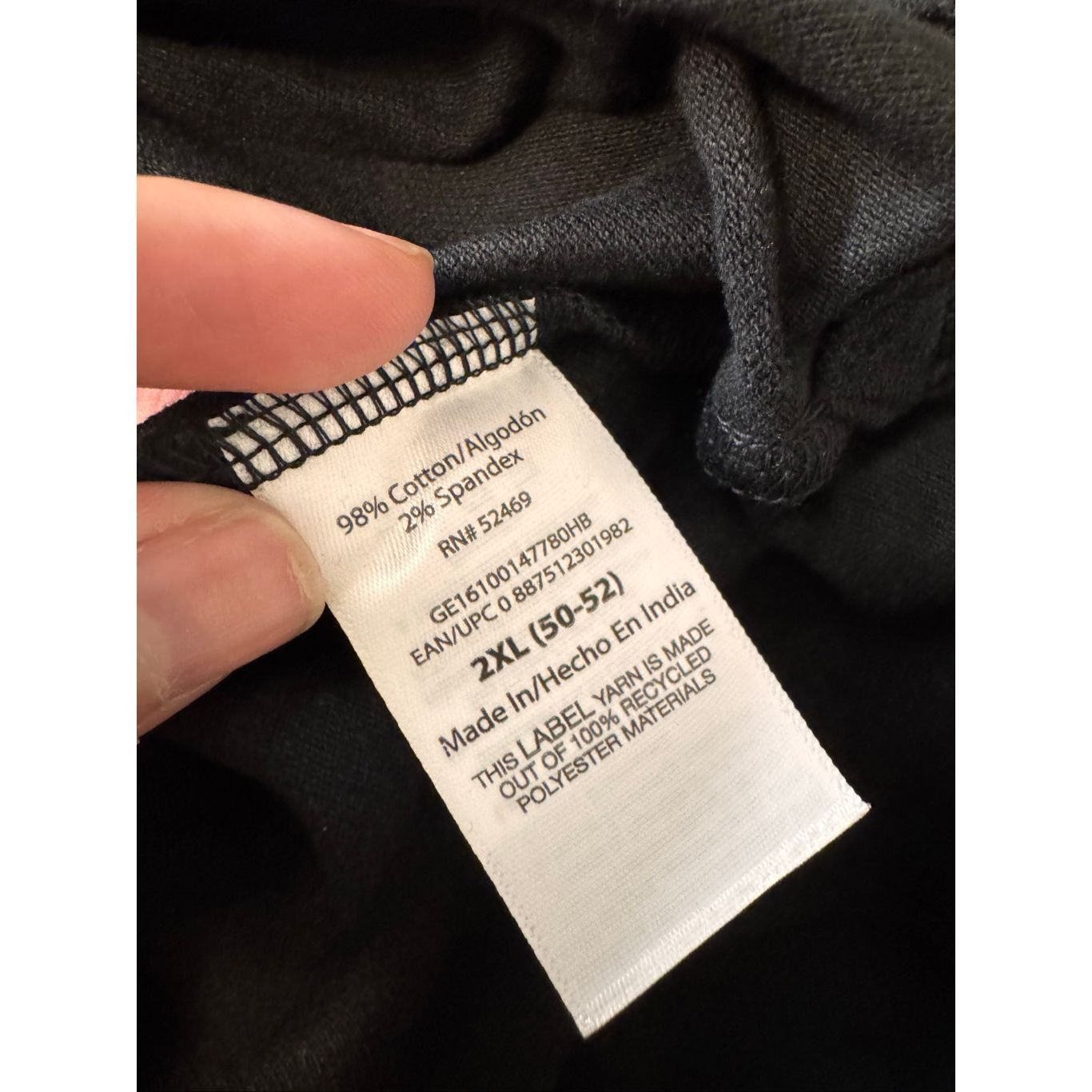 George George Black Short Sleeve Polo Shirt Men’s 2XL Stretch Cotton Blend Casual NWT Size US XXL / EU 58 / 5 - 4 Thumbnail