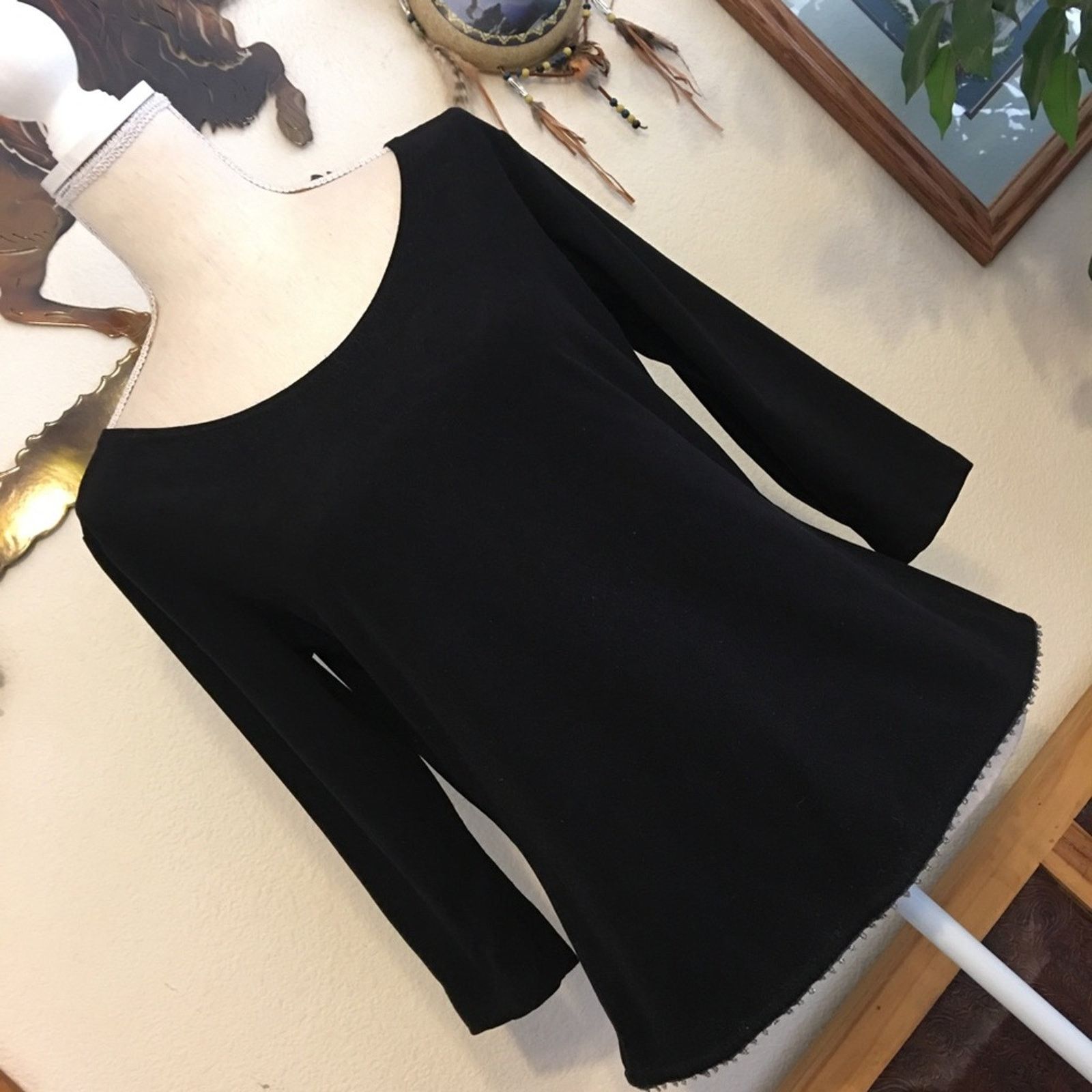 Other Vintage 90s Fashion Bug beaded dress top M Size M / US 6-8 / IT 42-44 - 2 Thumbnail