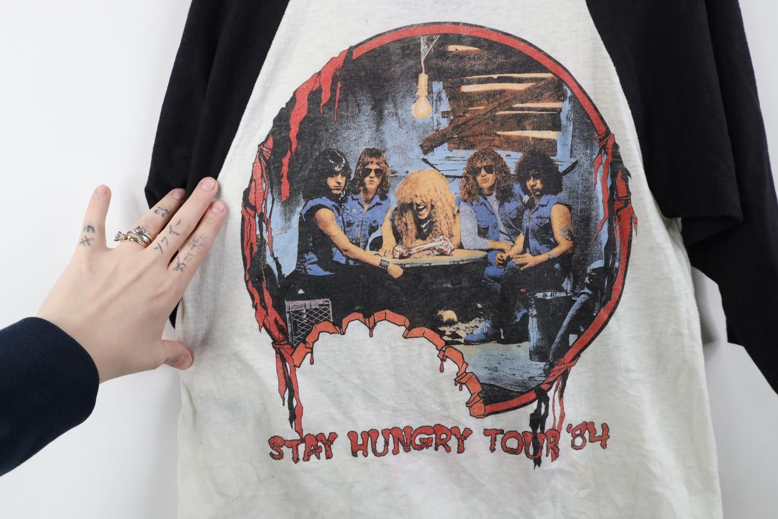 Vintage Vintage 80s 1984 Stay Hungry Tour Twisted Sister T-Shirt Size M / US 6-8 / IT 42-44 - 11 Thumbnail