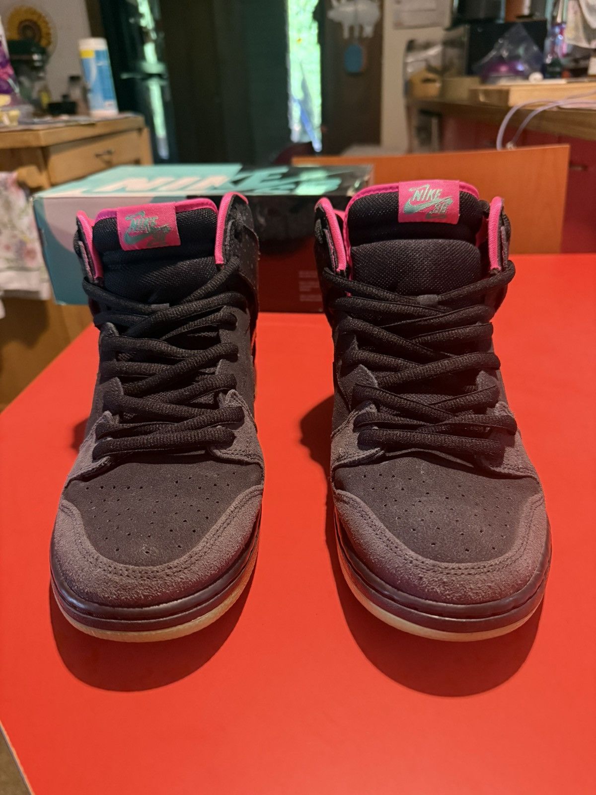 Nike Nike dunk high “northern lights” Size US 12 / EU 45 - 5 Thumbnail