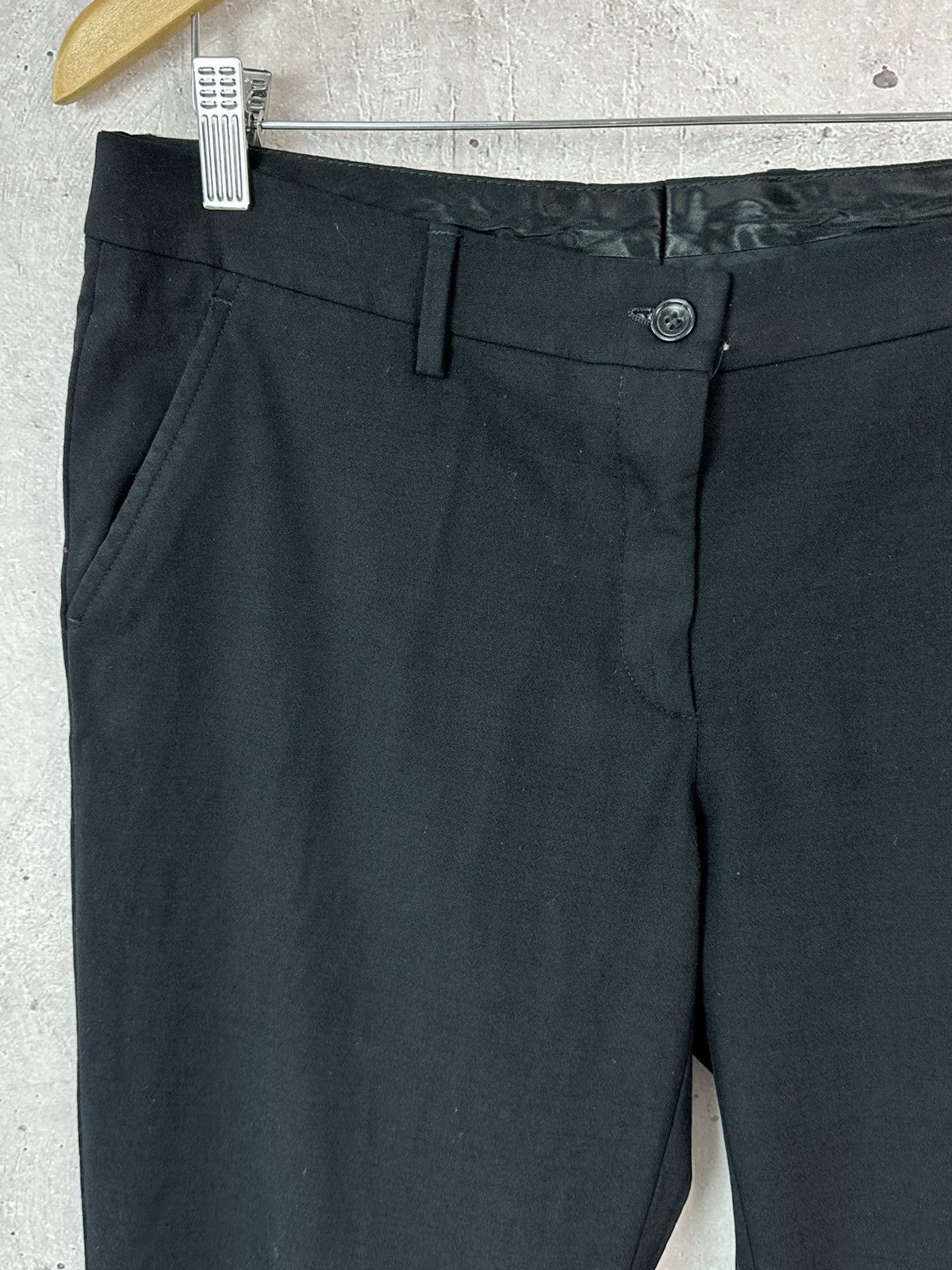 Tagliatore Tagliatore Black Wool Straight Men’s Dress Pants Size US 33 - 4 Thumbnail