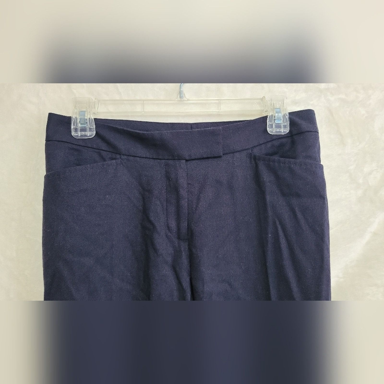 Brooks Brothers "346" Brooks Brothers Lucia Womens Trousers Navy Blue Size 2 Size 26" / US 2 / IT 38 - 2 Thumbnail