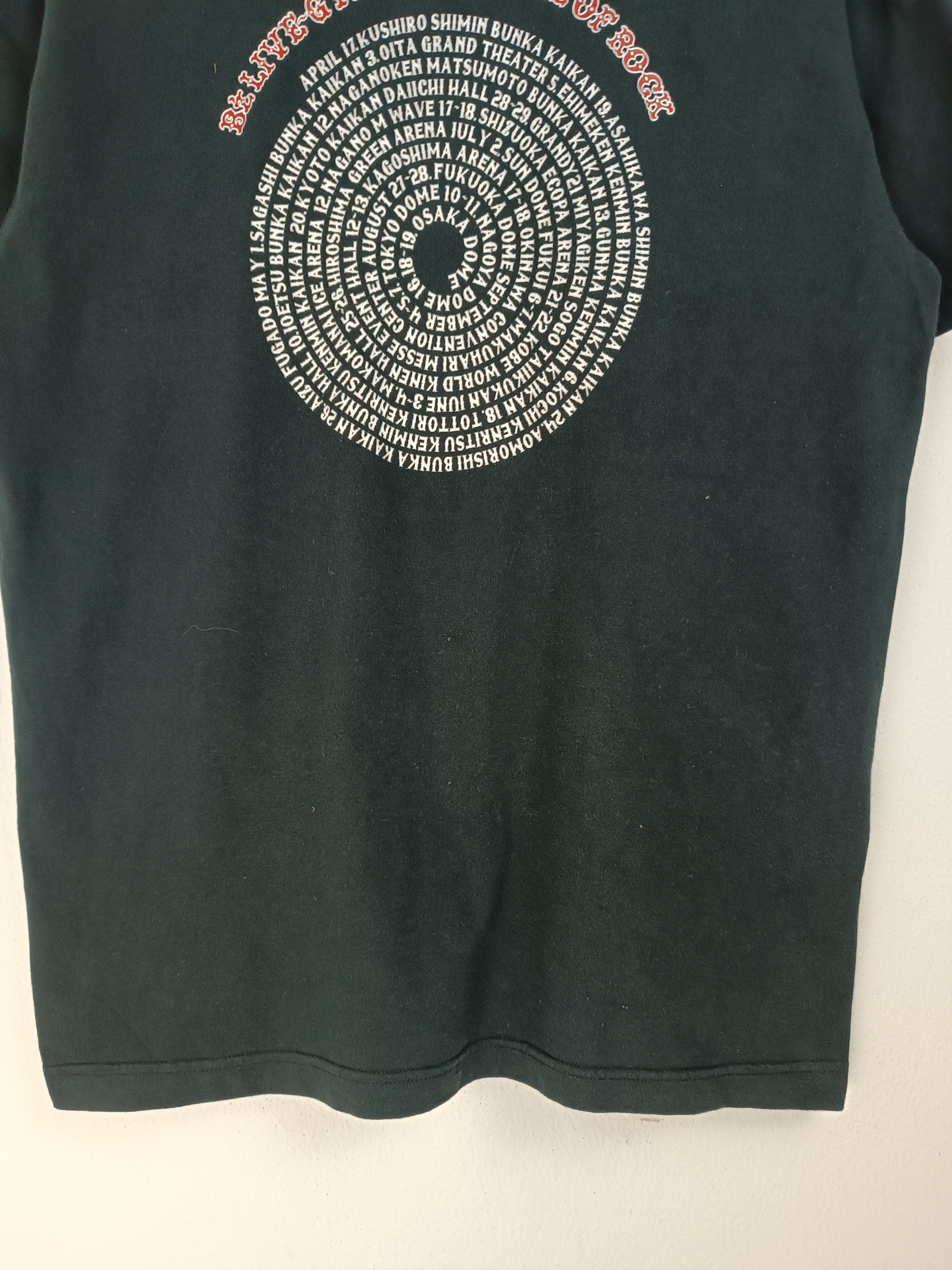 Band Tees VINTAGE '05 B'z LIVE-GYM 2005 "CIRCLE OF ROCK" VERY RARE TEE Size US L / EU 52-54 / 3 - 13 Thumbnail