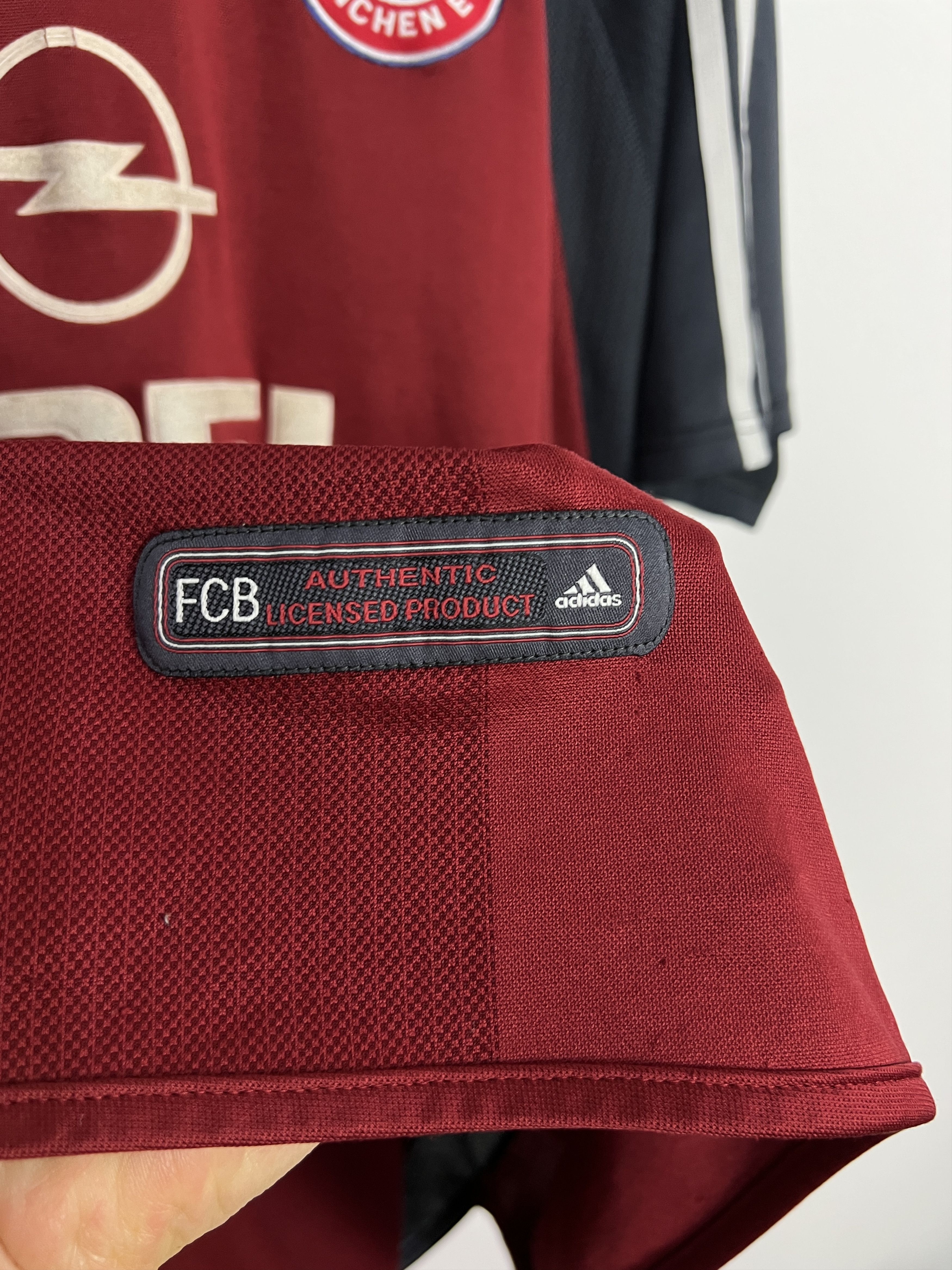 Adidas Bayern Munich football shirt Soccer Adidas Scholl Jersey Size US XL / EU 56 / 4 - 4 Thumbnail