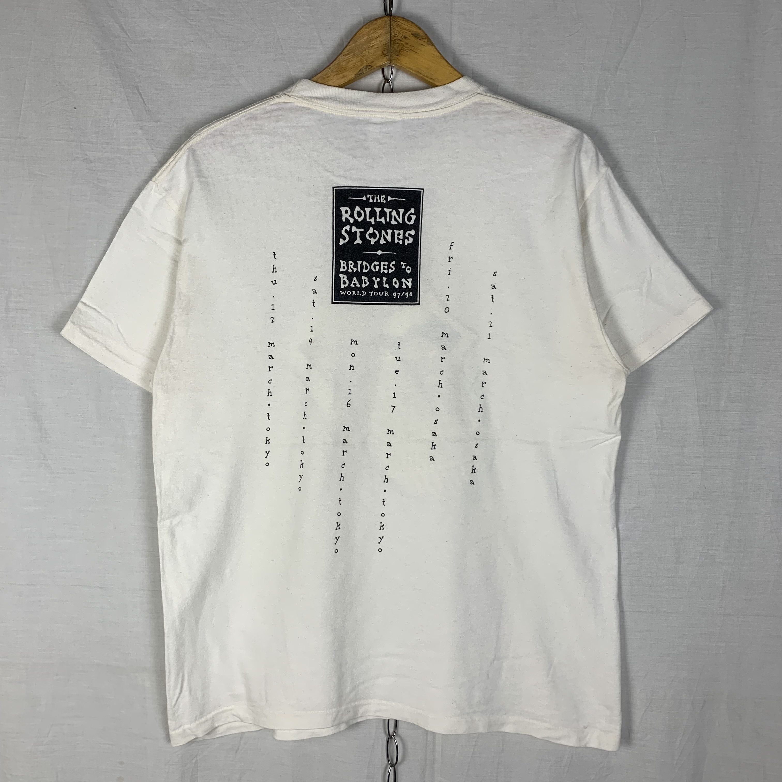 Band Tees Rolling Stones Bridges To Babylon 97/98 World Tour Tee Size US L / EU 52-54 / 3 - 2 Thumbnail
