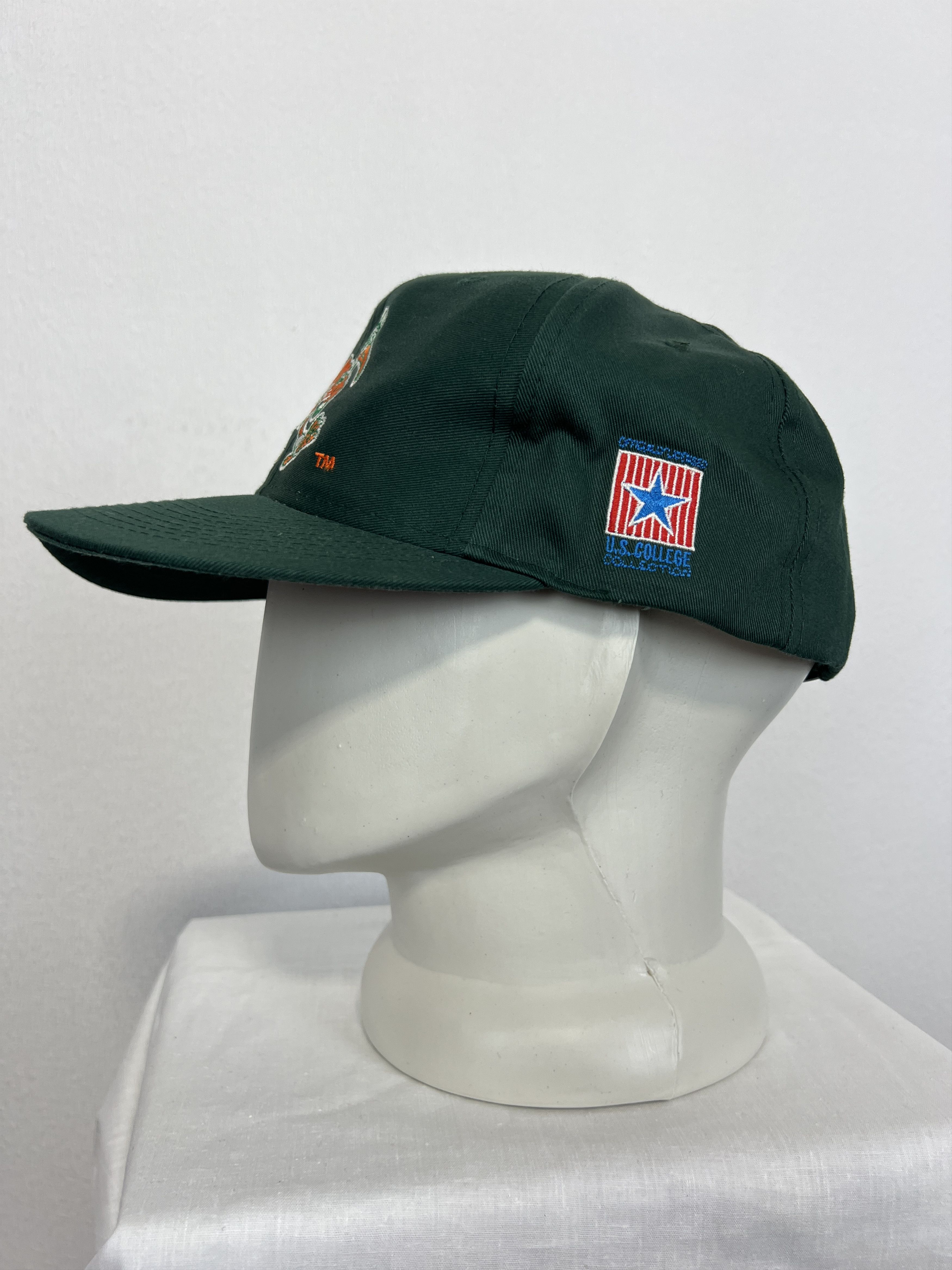 Vintage Vintage NCAA Miami Hurricanes Snapback Hat Cap Rare Adult Size ONE SIZE - 4 Thumbnail