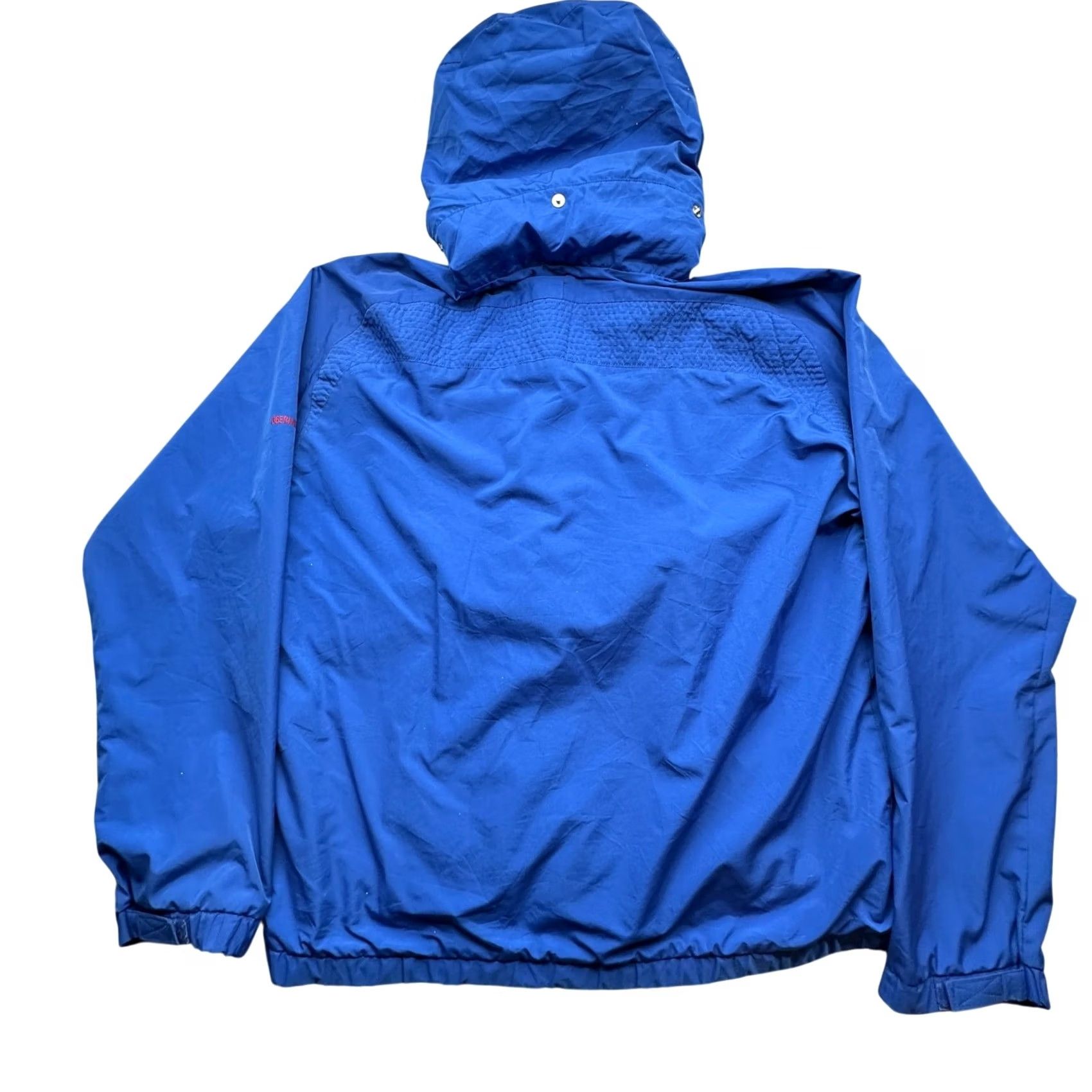 Obermeyer VINTAGE Obermeyer 1/2 Zip Anorak Windbreaker Jacket Men XL Blue Hooded Hong Kong Size US XL / EU 56 / 4 - 2 Thumbnail