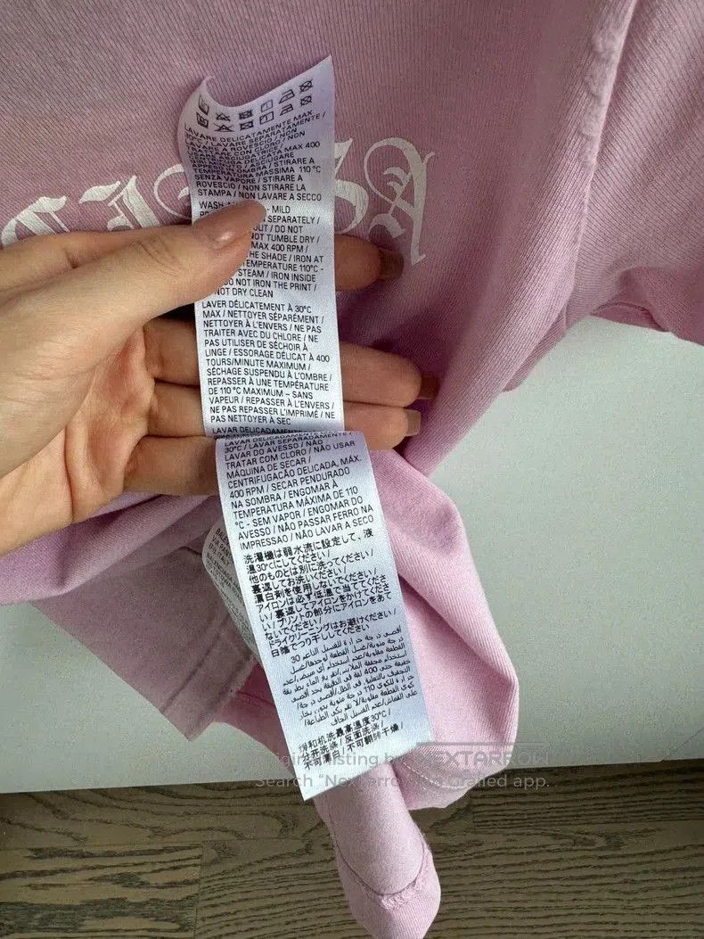 Balenciaga BALENCIAGA Summer Gothic Type T. Size US M / EU 48-50 / 2 - 7 Thumbnail