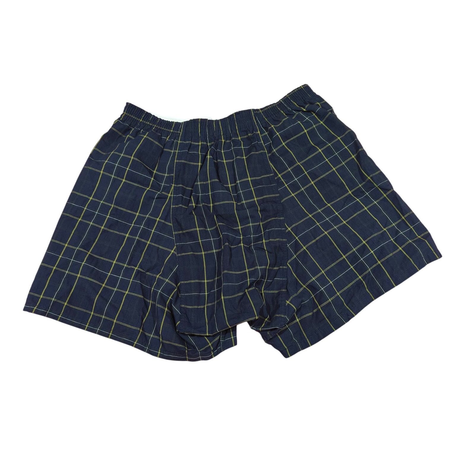 Jockey Jockey Classic Full Cut Boxer Shorts Mens Medium Blue Yellow Size 32 - 3 Thumbnail