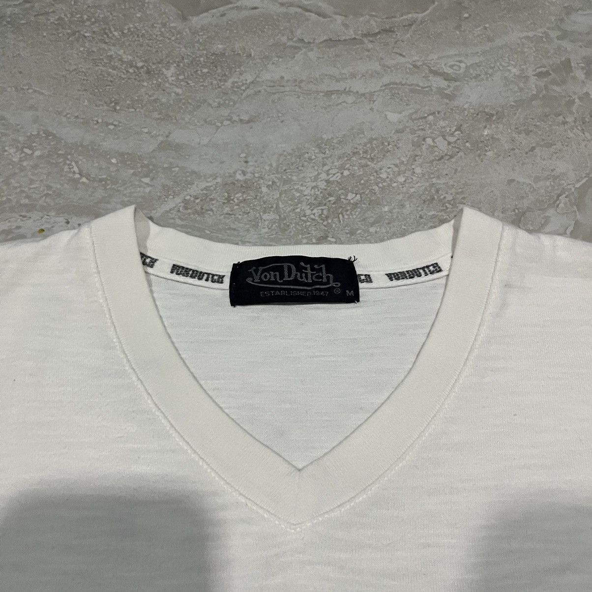 Vintage × Von Dutch Vintage Von Dutch Flying Eye White Embroidery Tee Size US M / EU 48-50 / 2 - 5 Thumbnail