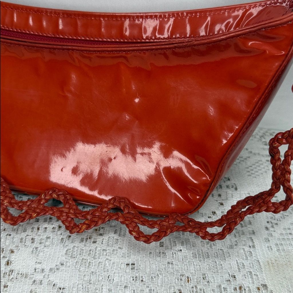 The Unbranded Brand Vintage Stephane Kelian Paris braid rope patent leather bag Size ONE SIZE - 2 Thumbnail