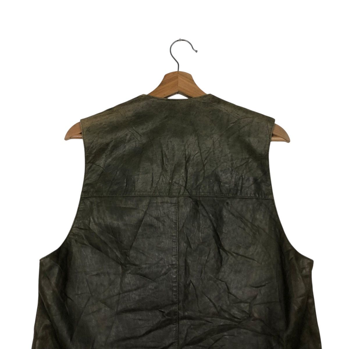 Genuine Leather 🔥VINTAGE GENUINE LEATHER BIKER JACKET DEWN ISSEY MIYAKE Size US M / EU 48-50 / 2 - 11 Thumbnail