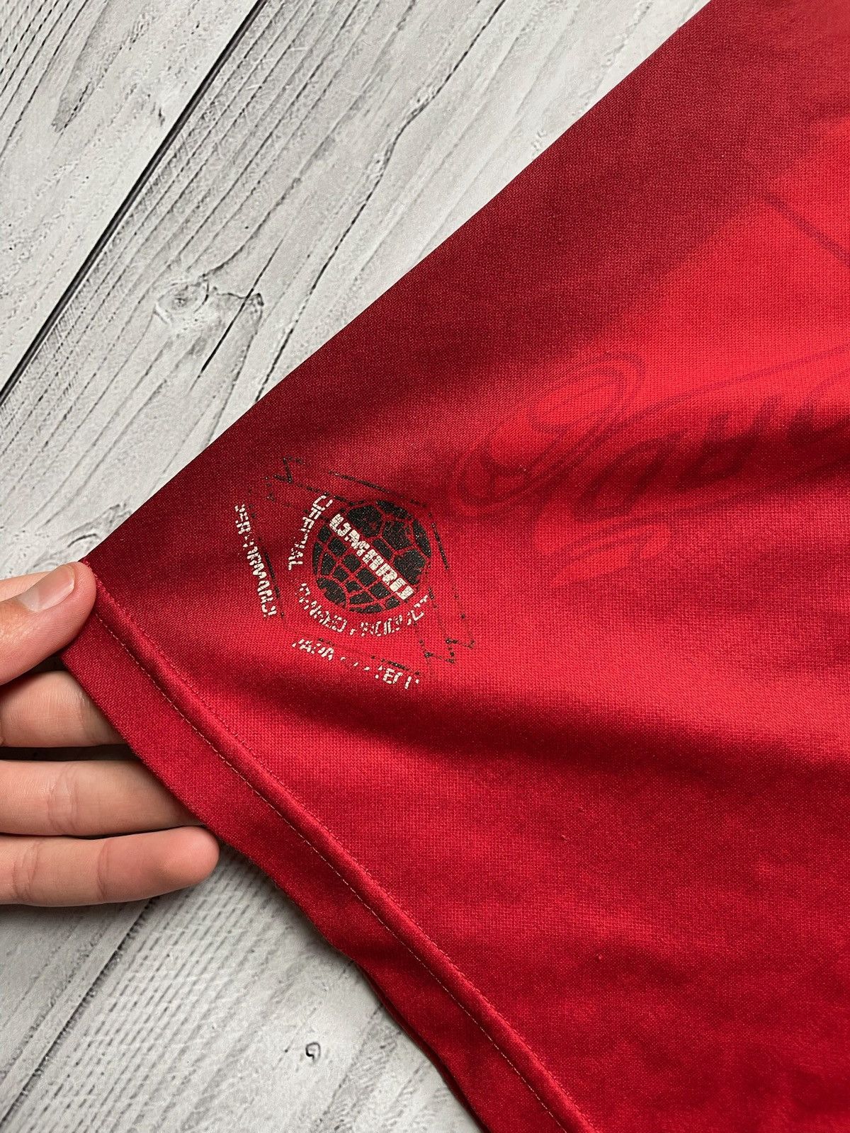 Umbro Vintage Manchester United Umbro polo retro jersey rare M Size US M / EU 48-50 / 2 - 3 Thumbnail