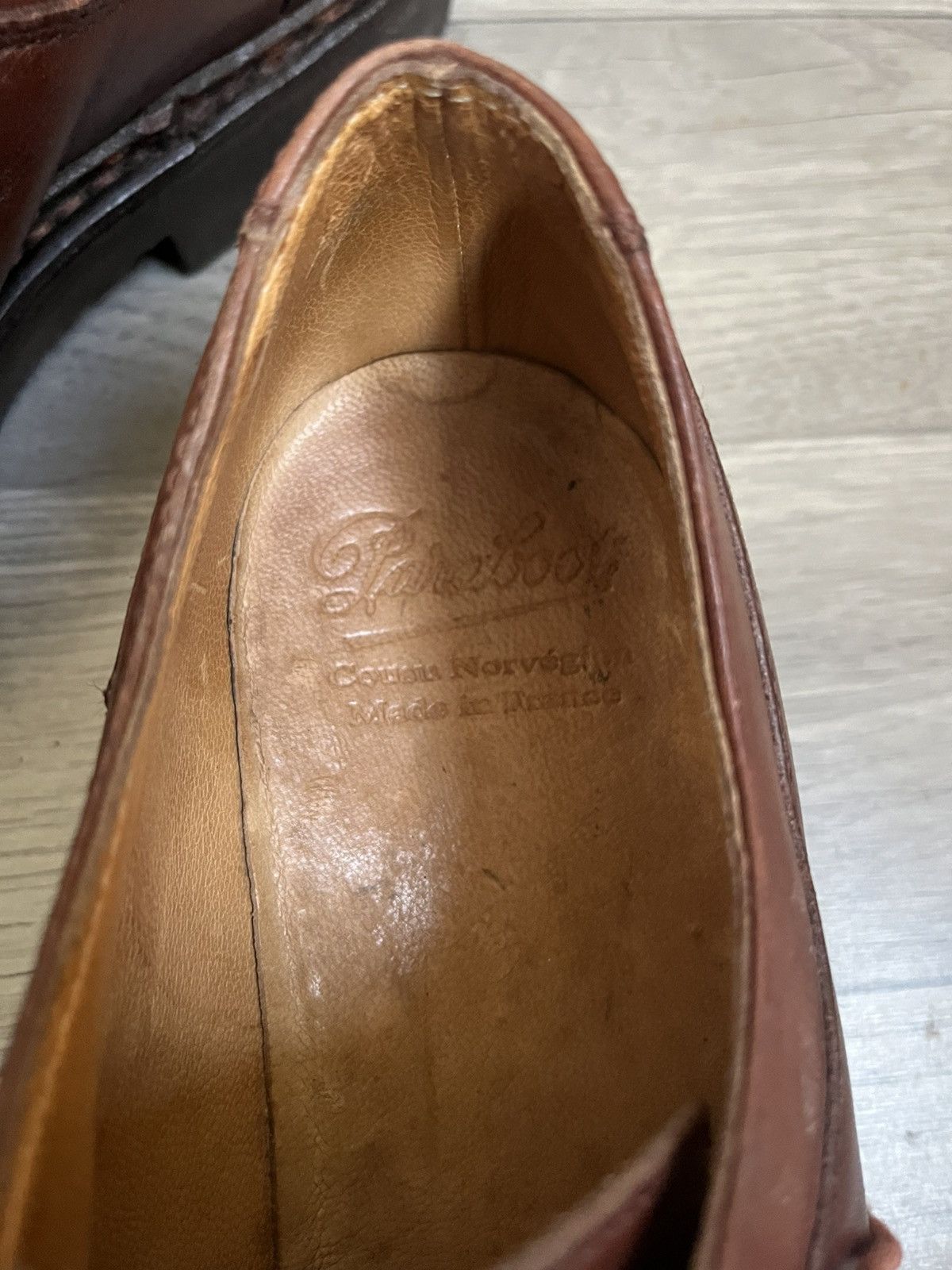 Paraboot Paraboot Avignon brown leather derby shoes uk 7.5 Size US 8.5 / EU 41-42 - 10 Thumbnail