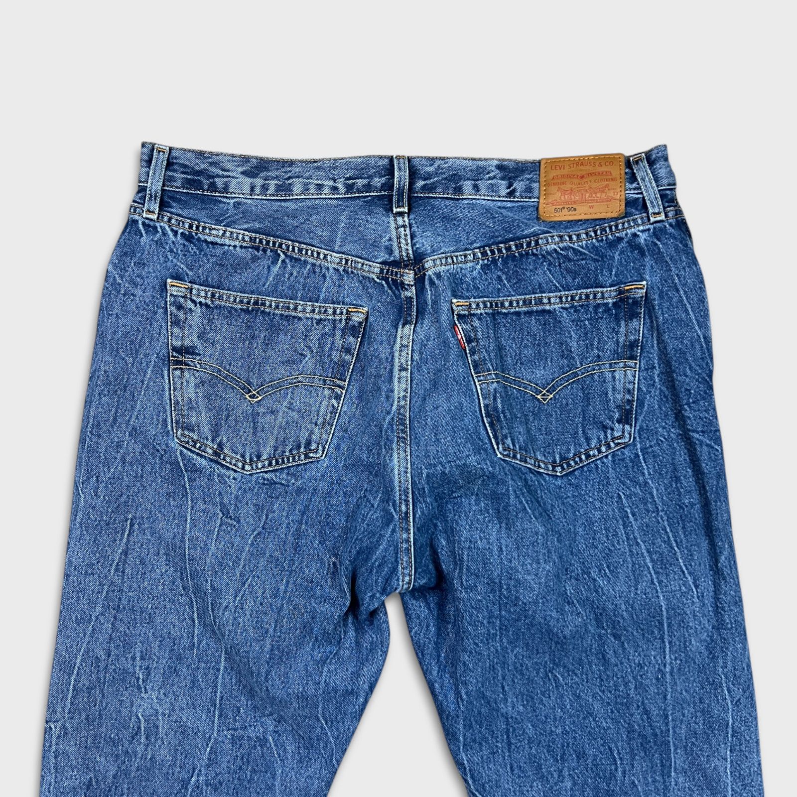 Levi's × Vintage Levi's 501 '90s Jeans 36x30 XX Straight Premium Denim Pant Size US 36 / EU 52 - 6 Thumbnail