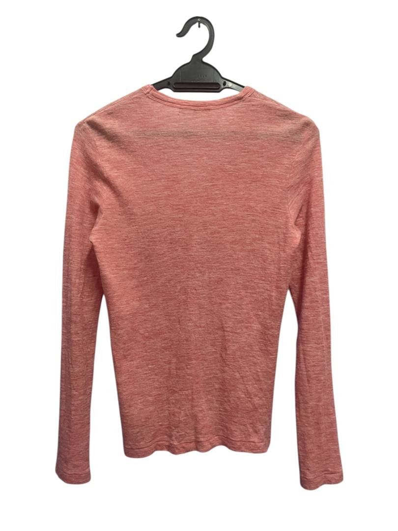 45rpm Vintage R 45rpm V Neck Wool Knit Sweater, Size 3, Pink Size S / US 4 / IT 40 - 6 Thumbnail
