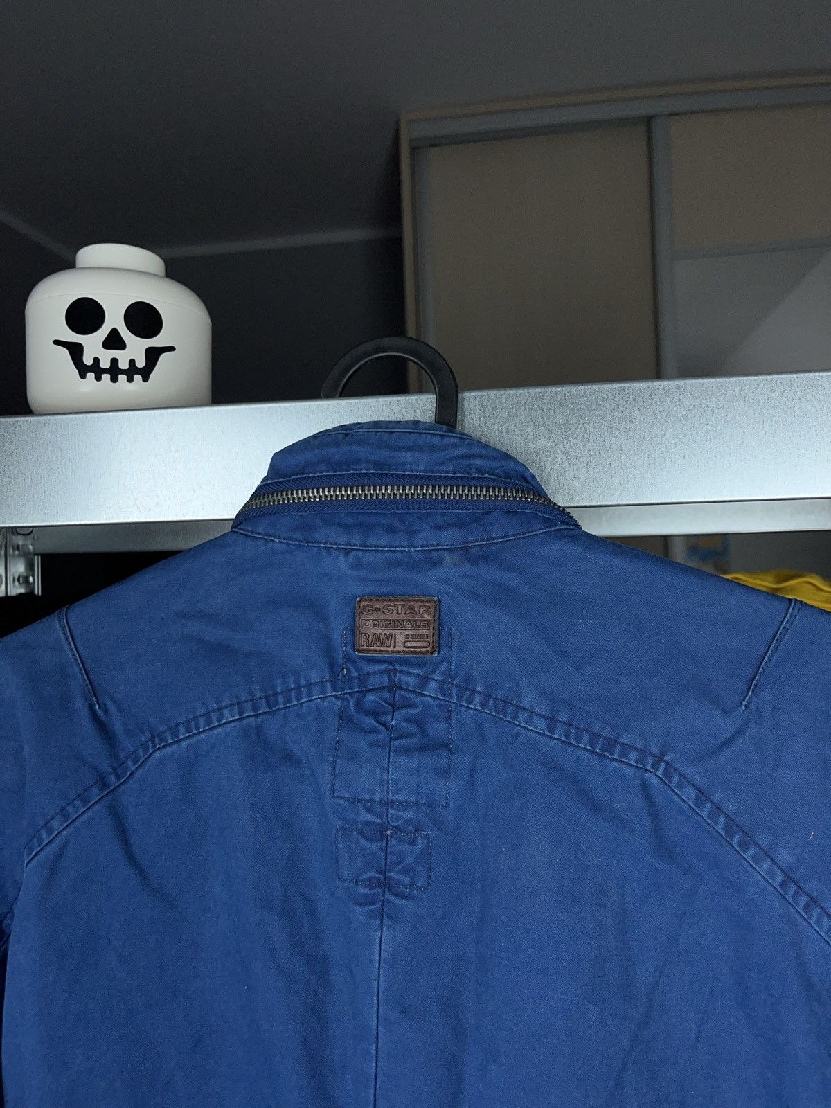 G-Star × Japanese Brand Gstar blue dyed multi zip cargo jacket racing style y2k Size US L / EU 52-54 / 3 - 4 Thumbnail