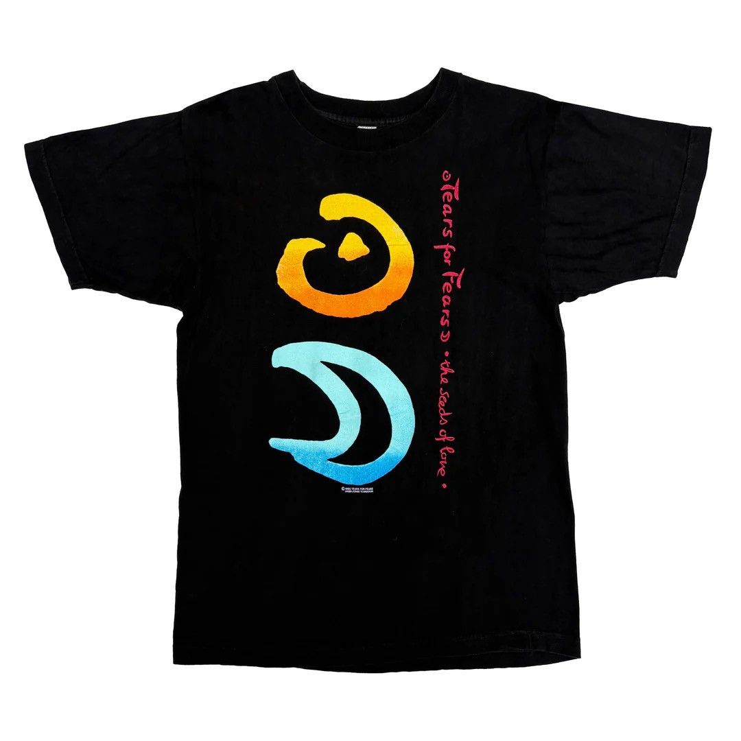 Band Tees × Vintage Tears For Fears 1990 90s Vintage Seeds Of Love Band T-Shirt Size US L / EU 52-54 / 3 - 1 Thumbnail