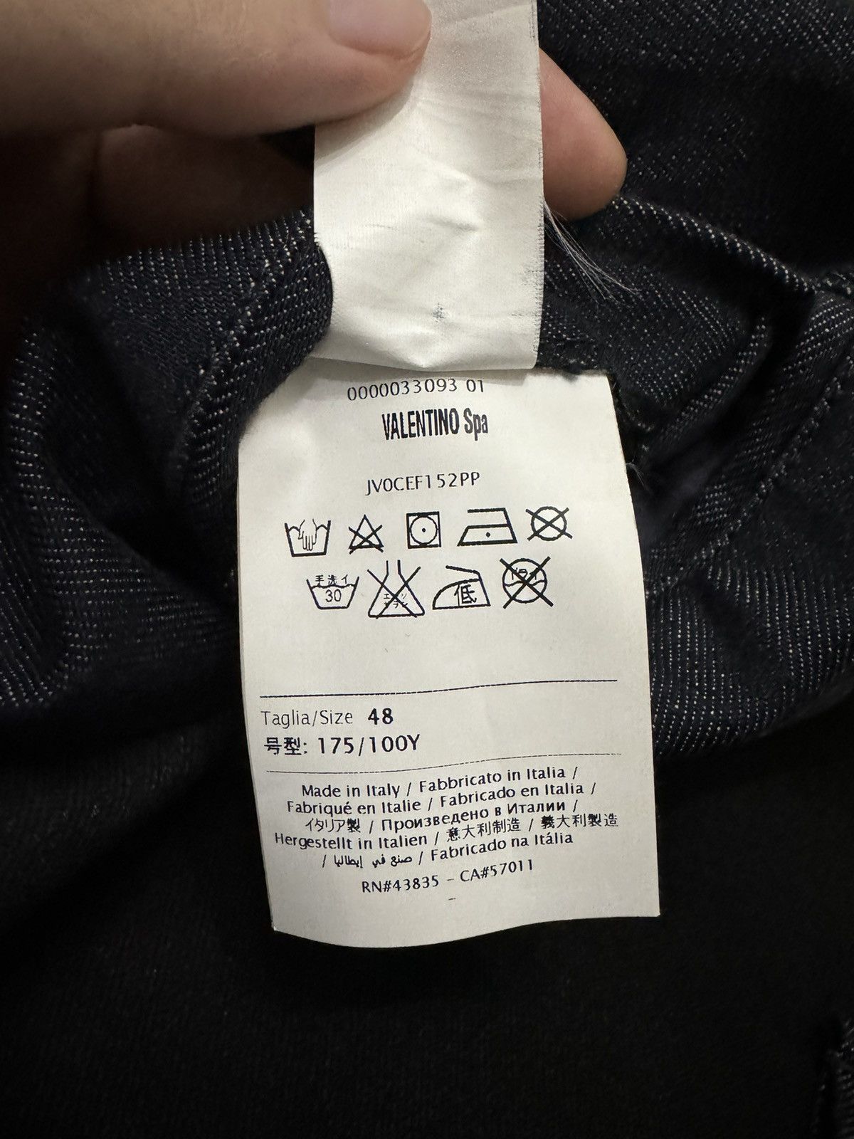 Valentino 2018SS VALENTINO DENIM JACKET Size US M / EU 48-50 / 2 - 5 Thumbnail