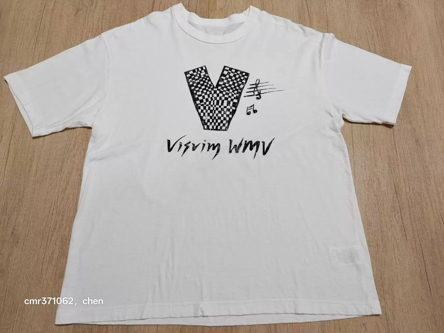 Visvim VISVIM 25SS JUMBO TEE S/S V CRASH Worn 1x Off White 3 Note Size US L / EU 52-54 / 3 - 1 Thumbnail