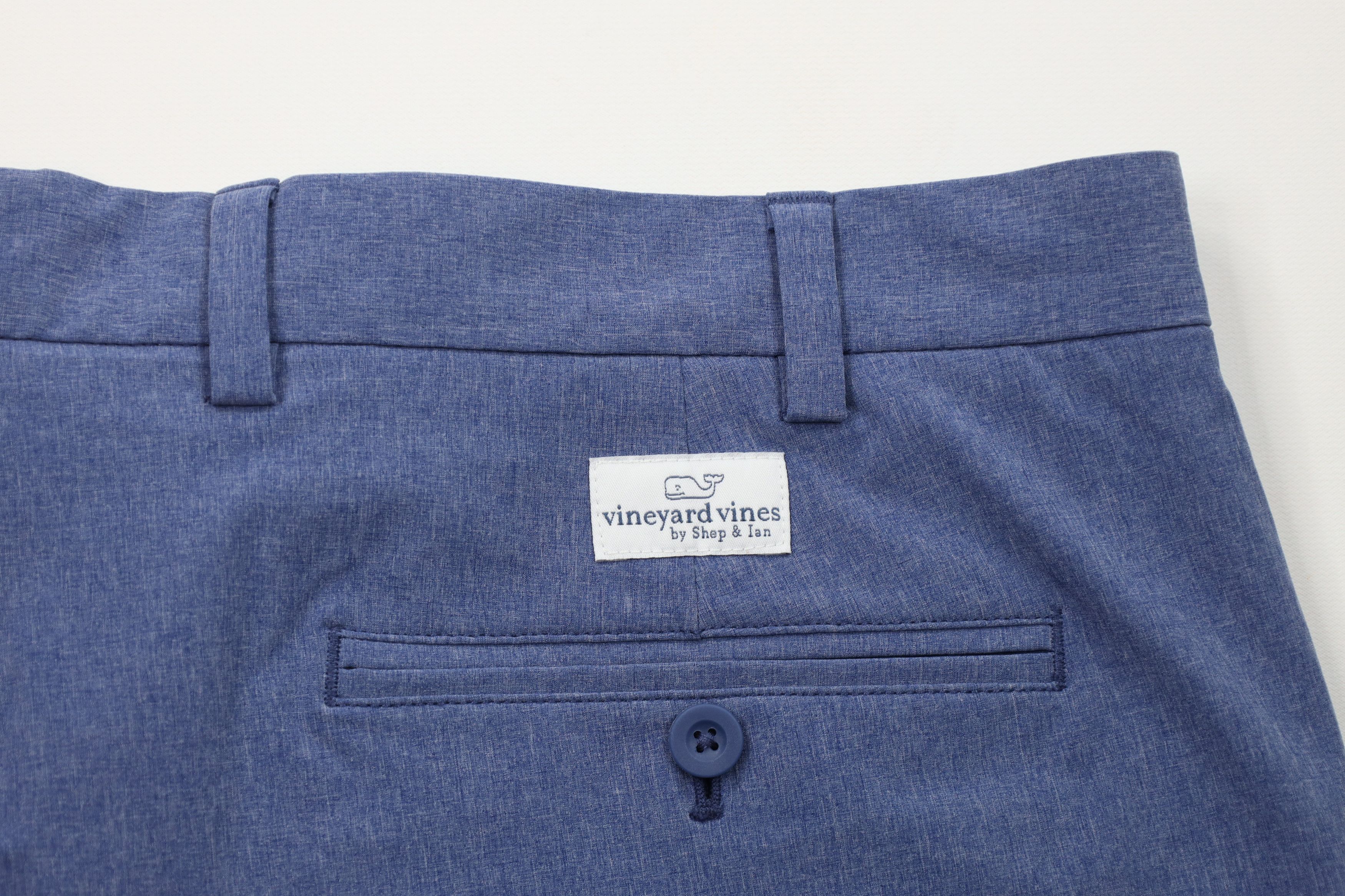Vineyard Vines Vineyard Vines Knit Chino Golf Shorts Blue Chambray Size US 44 / EU 60 - 9 Thumbnail