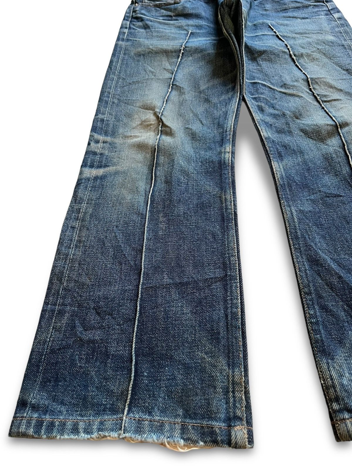 A.P.C. Vintage A.P.C Paris Selvedge Button Fly Mud Wash Jeans Size US 28 / EU 44 - 8 Thumbnail
